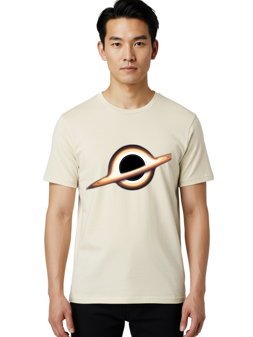 Black-Hole-6 Men'S Graphic Tee, 100% Cotton, Comfortable Casual Summer Wear, Machine Washable, Vintage Camera, Old Camera, Antique Camera, Black Camera, Classic Photography, Photography Equipment, Nostalgic Device, Film Camera, Camera Art Bal821