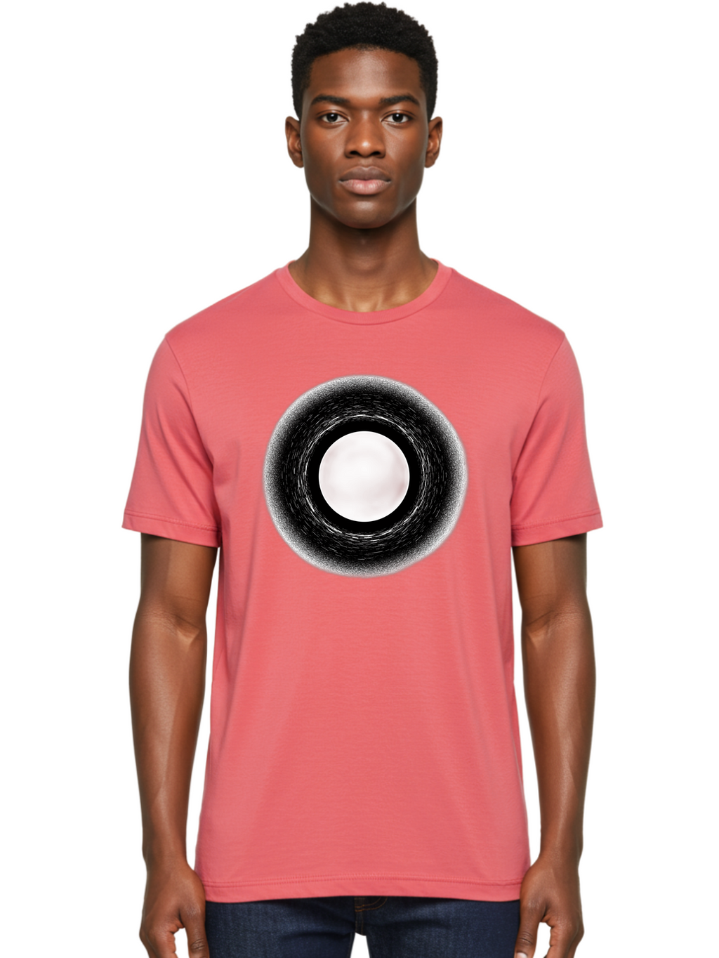 Black-Hole-7 Men'S Graphic Tee, 100% Cotton, Comfortable Casual Summer Wear, Machine Washable, Vintage Camera, Old Camera, Antique Camera, Black Camera, Classic Photography, Photography Equipment, Nostalgic Device, Film Camera, Camera Art Bal822