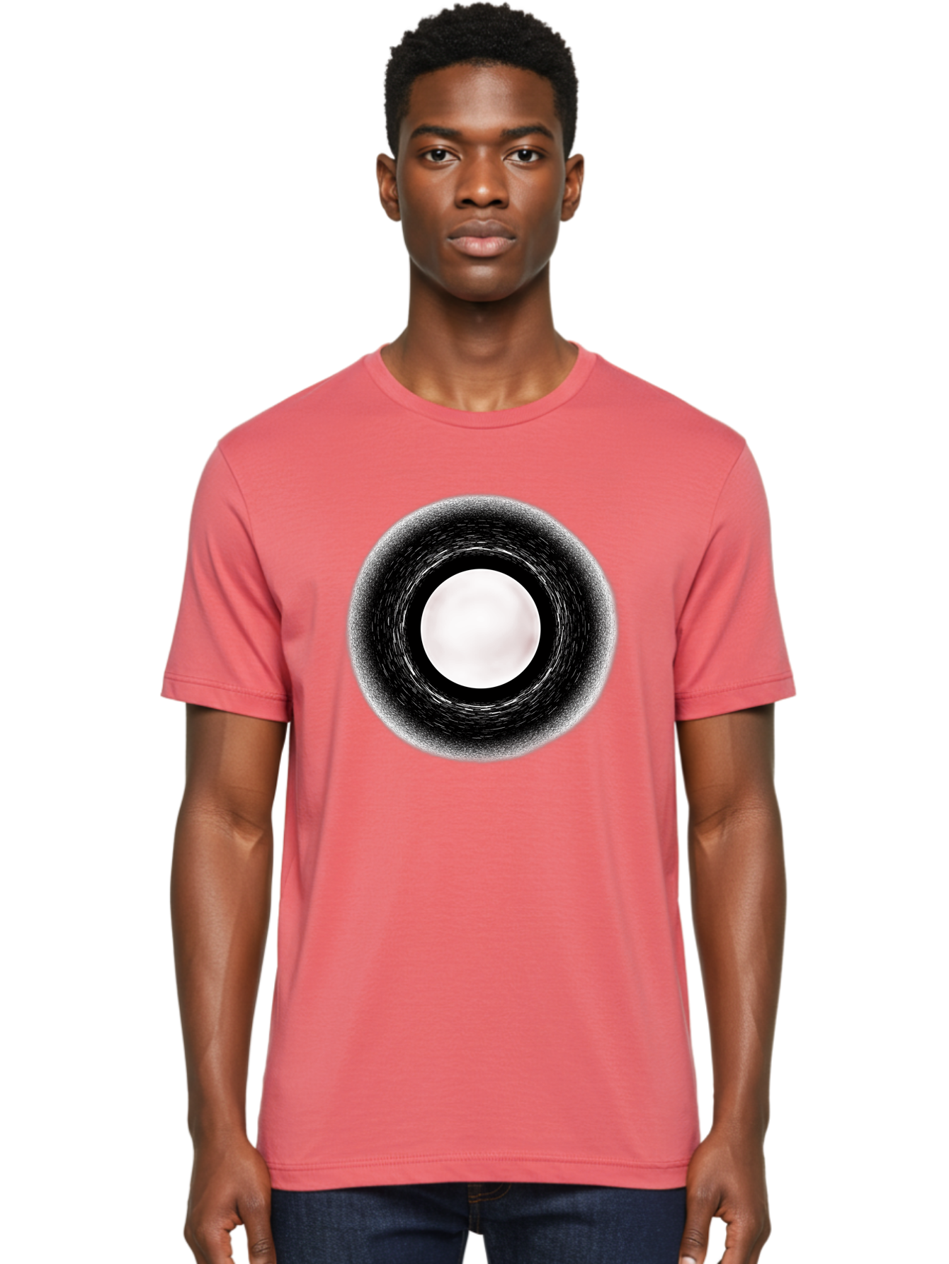 Black-Hole-7 Men'S Graphic Tee, 100% Cotton, Comfortable Casual Summer Wear, Machine Washable, Vintage Camera, Old Camera, Antique Camera, Black Camera, Classic Photography, Photography Equipment, Nostalgic Device, Film Camera, Camera Art Bal822