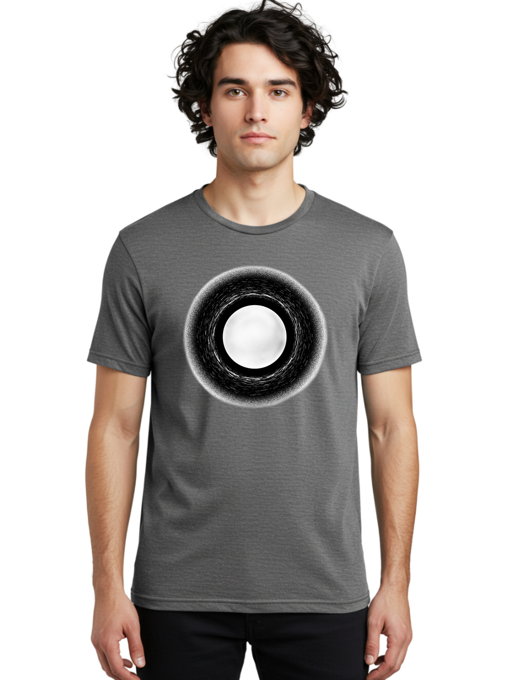 Black-Hole-7 Men'S Graphic Tee, 100% Cotton, Comfortable Casual Summer Wear, Machine Washable, Vintage Camera, Old Camera, Antique Camera, Black Camera, Classic Photography, Photography Equipment, Nostalgic Device, Film Camera, Camera Art Bal822