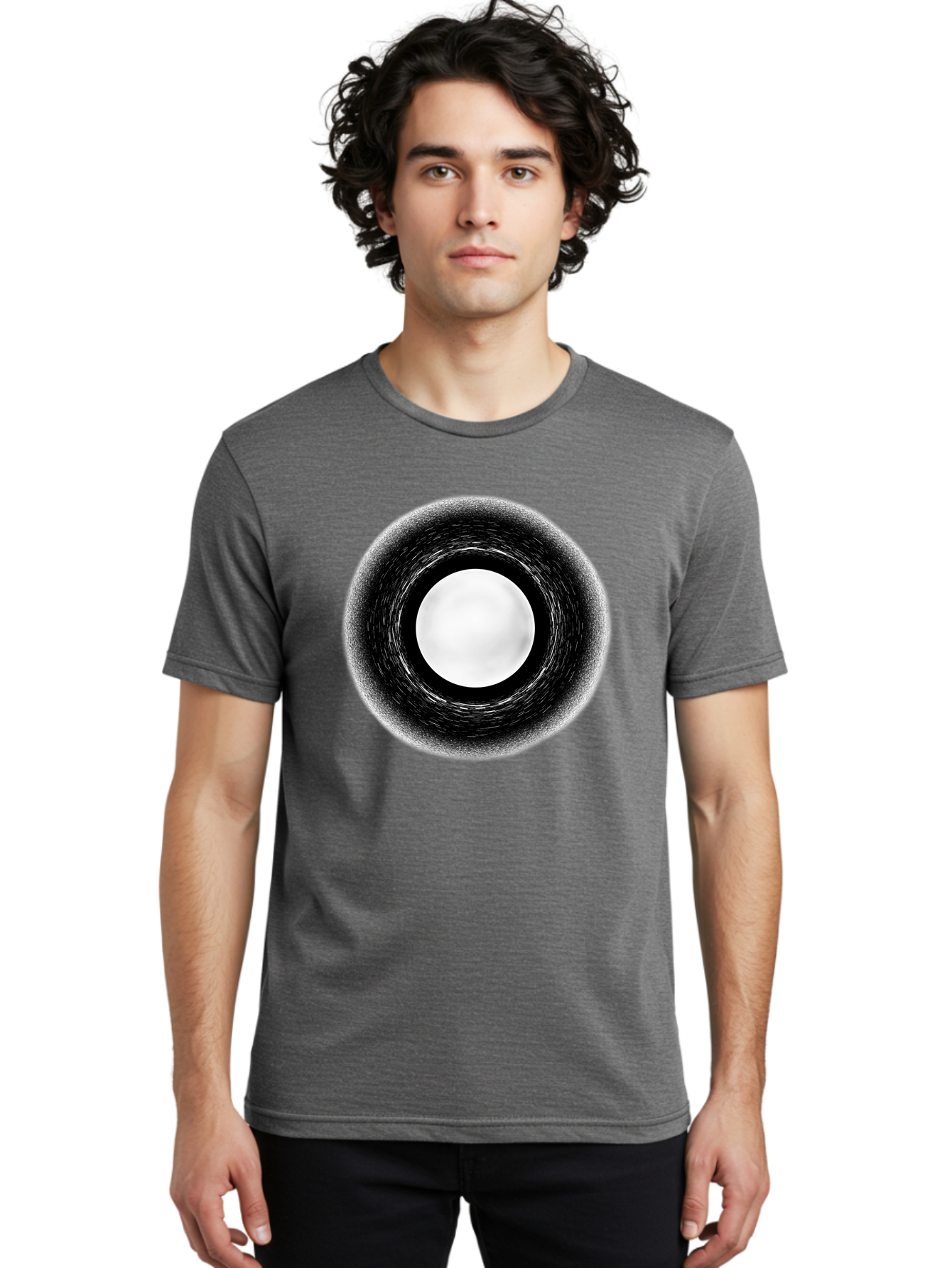 Black-Hole-7 Men'S Graphic Tee, 100% Cotton, Comfortable Casual Summer Wear, Machine Washable, Vintage Camera, Old Camera, Antique Camera, Black Camera, Classic Photography, Photography Equipment, Nostalgic Device, Film Camera, Camera Art Bal822