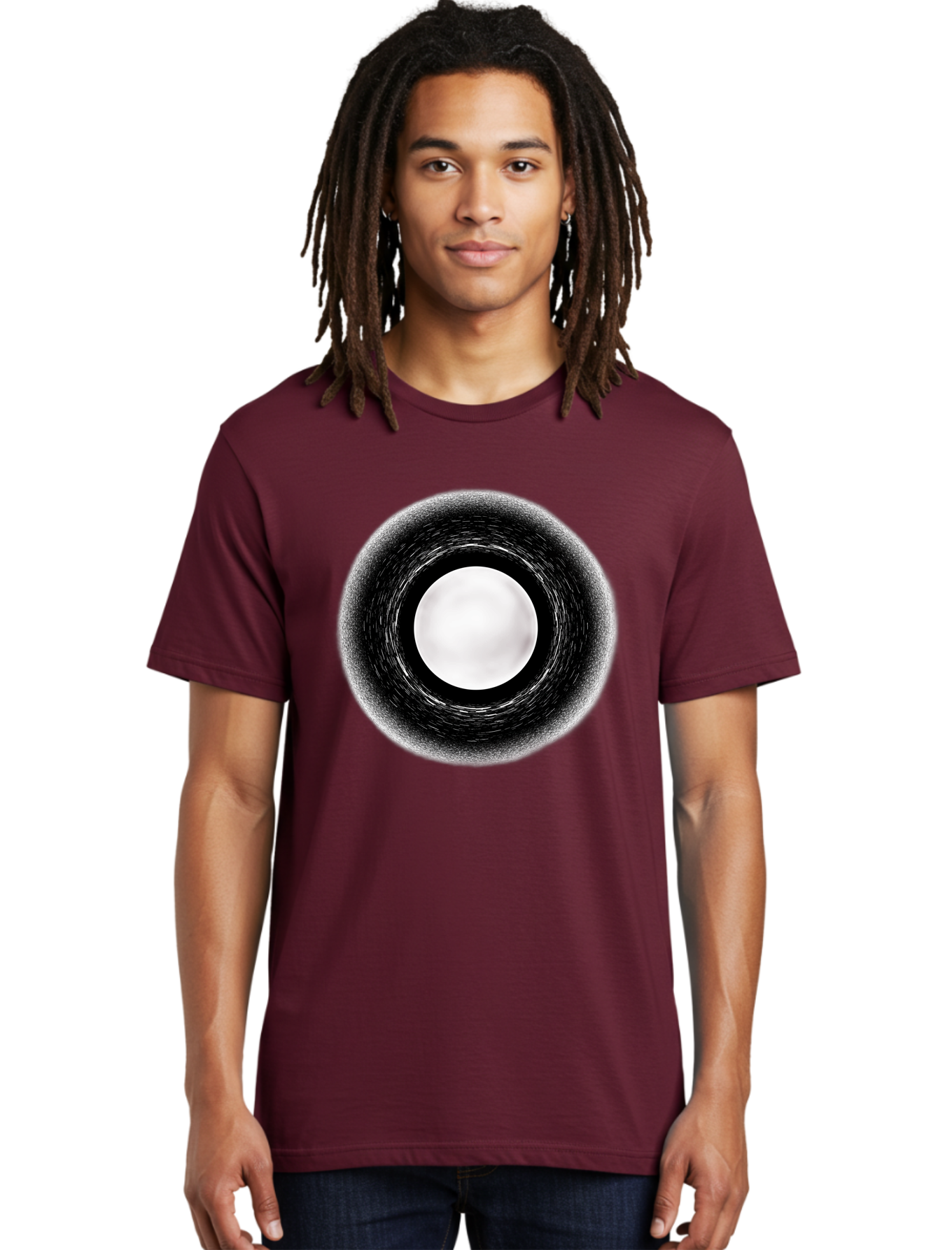 Black-Hole-7 Men'S Graphic Tee, 100% Cotton, Comfortable Casual Summer Wear, Machine Washable, Vintage Camera, Old Camera, Antique Camera, Black Camera, Classic Photography, Photography Equipment, Nostalgic Device, Film Camera, Camera Art Bal822