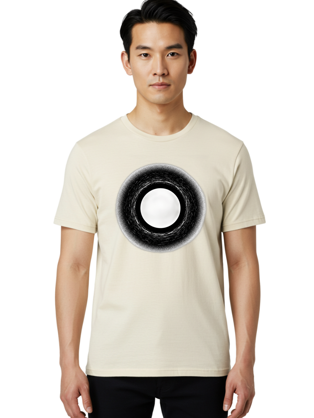 Black-Hole-7 Men'S Graphic Tee, 100% Cotton, Comfortable Casual Summer Wear, Machine Washable, Vintage Camera, Old Camera, Antique Camera, Black Camera, Classic Photography, Photography Equipment, Nostalgic Device, Film Camera, Camera Art Bal822