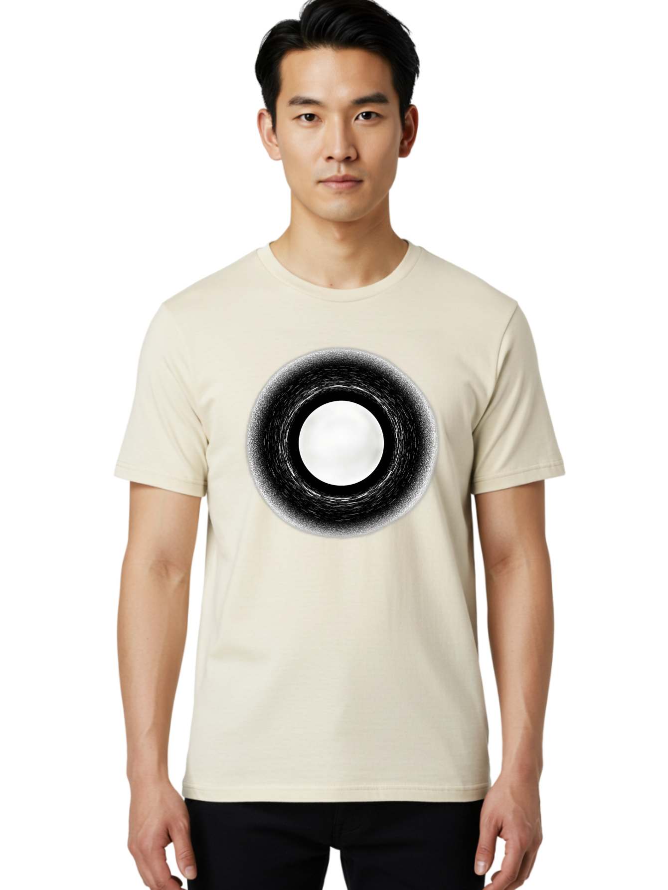 Black-Hole-7 Men'S Graphic Tee, 100% Cotton, Comfortable Casual Summer Wear, Machine Washable, Vintage Camera, Old Camera, Antique Camera, Black Camera, Classic Photography, Photography Equipment, Nostalgic Device, Film Camera, Camera Art Bal822