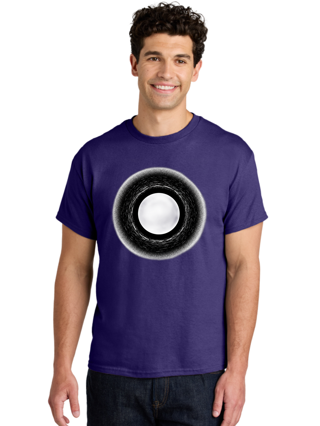 Black-Hole-7 Men'S Graphic Tee, 100% Cotton, Comfortable Casual Summer Wear, Machine Washable, Vintage Camera, Old Camera, Antique Camera, Black Camera, Classic Photography, Photography Equipment, Nostalgic Device, Film Camera, Camera Art Bal822