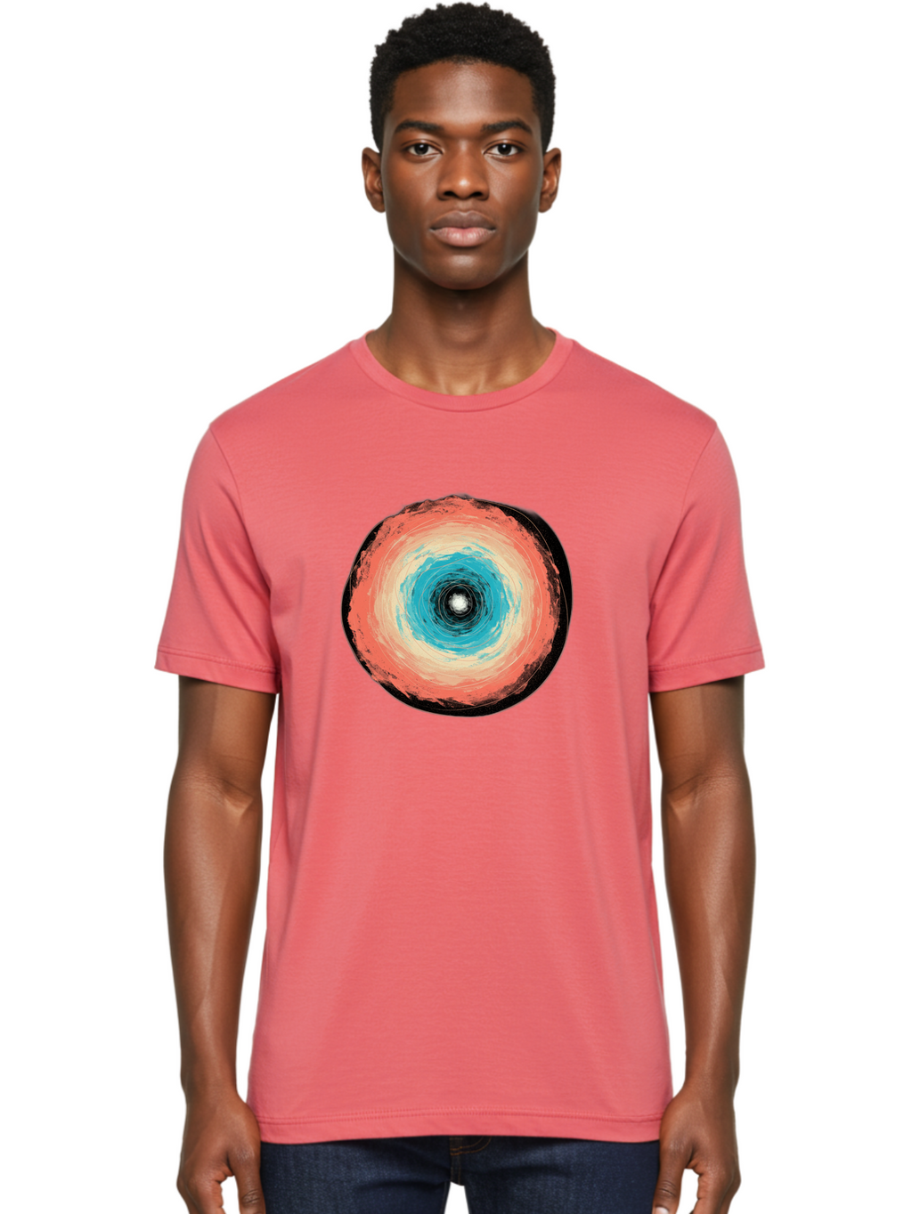 Black-Hole Men'S Graphic Tee, 100% Cotton, Comfortable Casual Summer Wear, Machine Washable, Vintage Camera, Old Camera, Antique Camera, Black Camera, Classic Photography, Photography Equipment, Nostalgic Device, Film Camera, Camera Art Bal823