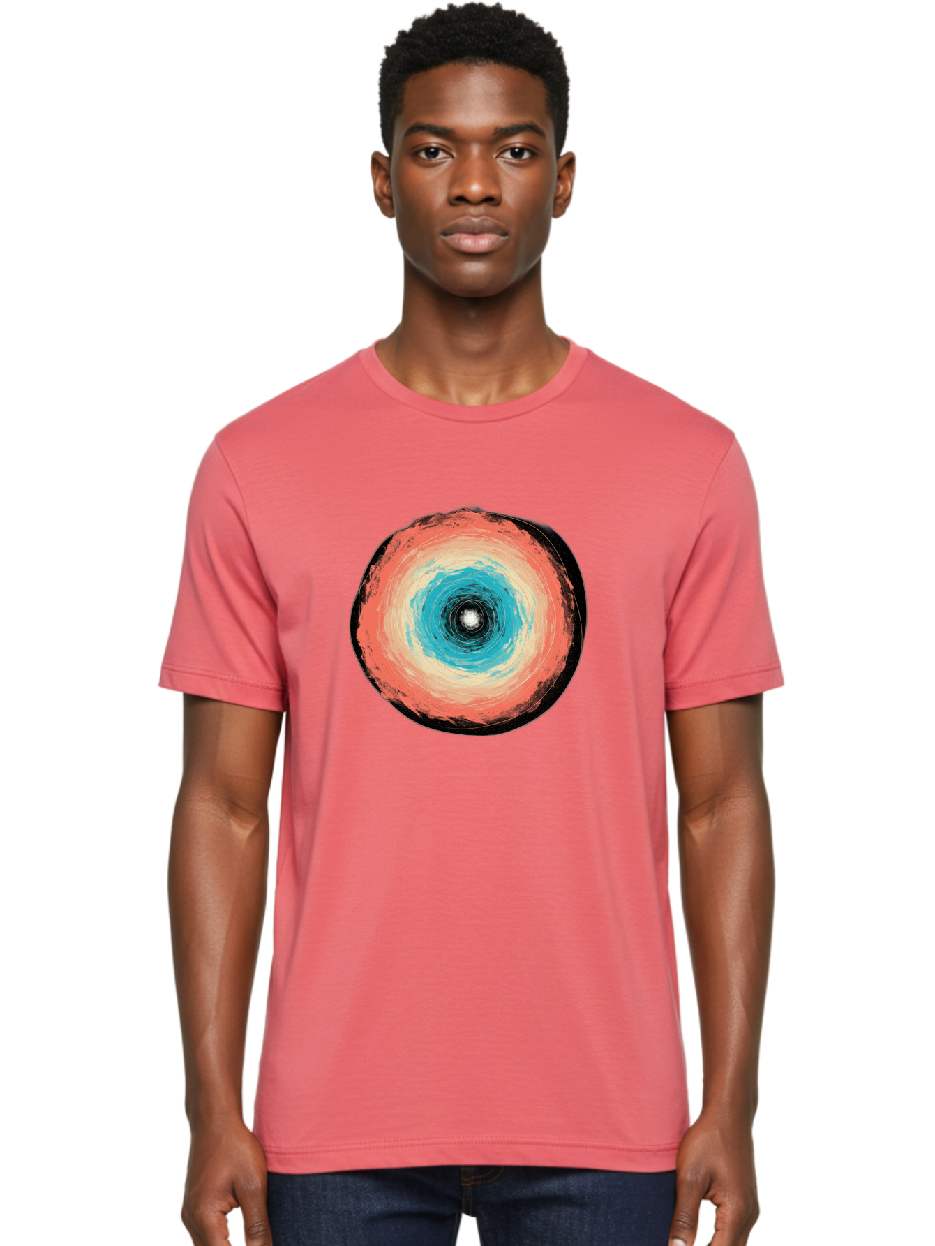 Black-Hole Men'S Graphic Tee, 100% Cotton, Comfortable Casual Summer Wear, Machine Washable, Vintage Camera, Old Camera, Antique Camera, Black Camera, Classic Photography, Photography Equipment, Nostalgic Device, Film Camera, Camera Art Bal823