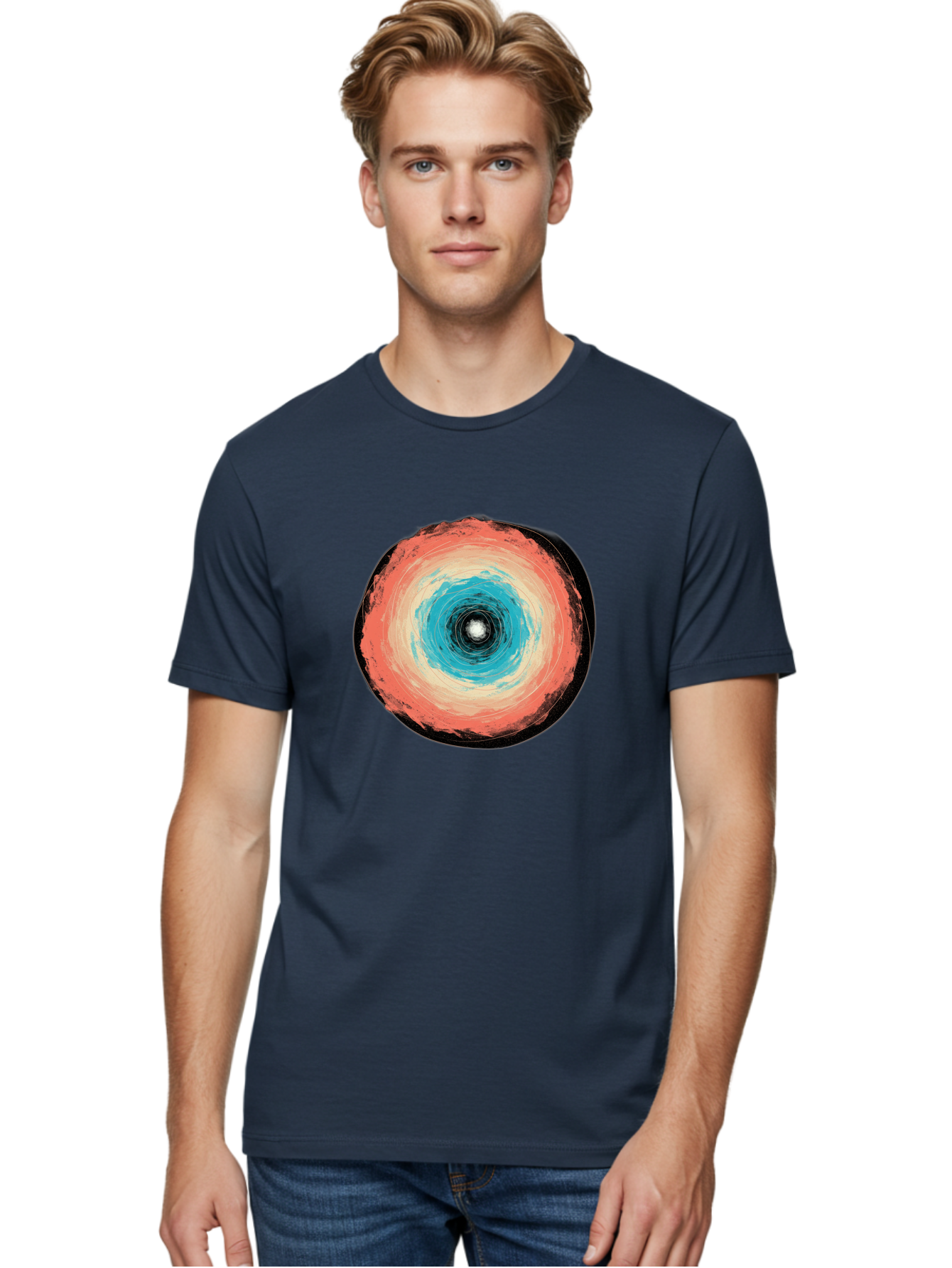 Black-Hole Men'S Graphic Tee, 100% Cotton, Comfortable Casual Summer Wear, Machine Washable, Vintage Camera, Old Camera, Antique Camera, Black Camera, Classic Photography, Photography Equipment, Nostalgic Device, Film Camera, Camera Art Bal823
