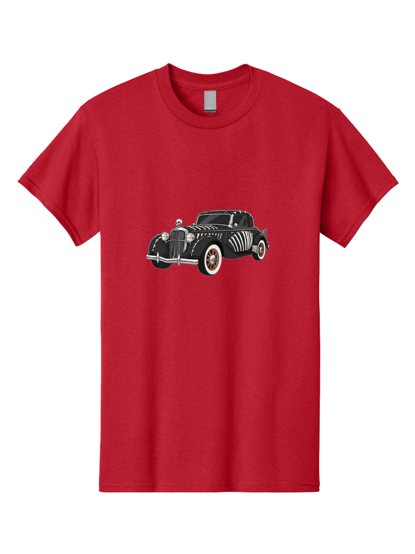 Black-Hot-Rod Men'S Graphic Tee, 100% Cotton, Comfortable Casual Summer Wear, Machine Washable, Vintage Camera, Old Camera, Antique Camera, Black Camera, Classic Photography, Photography Equipment, Nostalgic Device, Film Camera, Camera Art Bal824