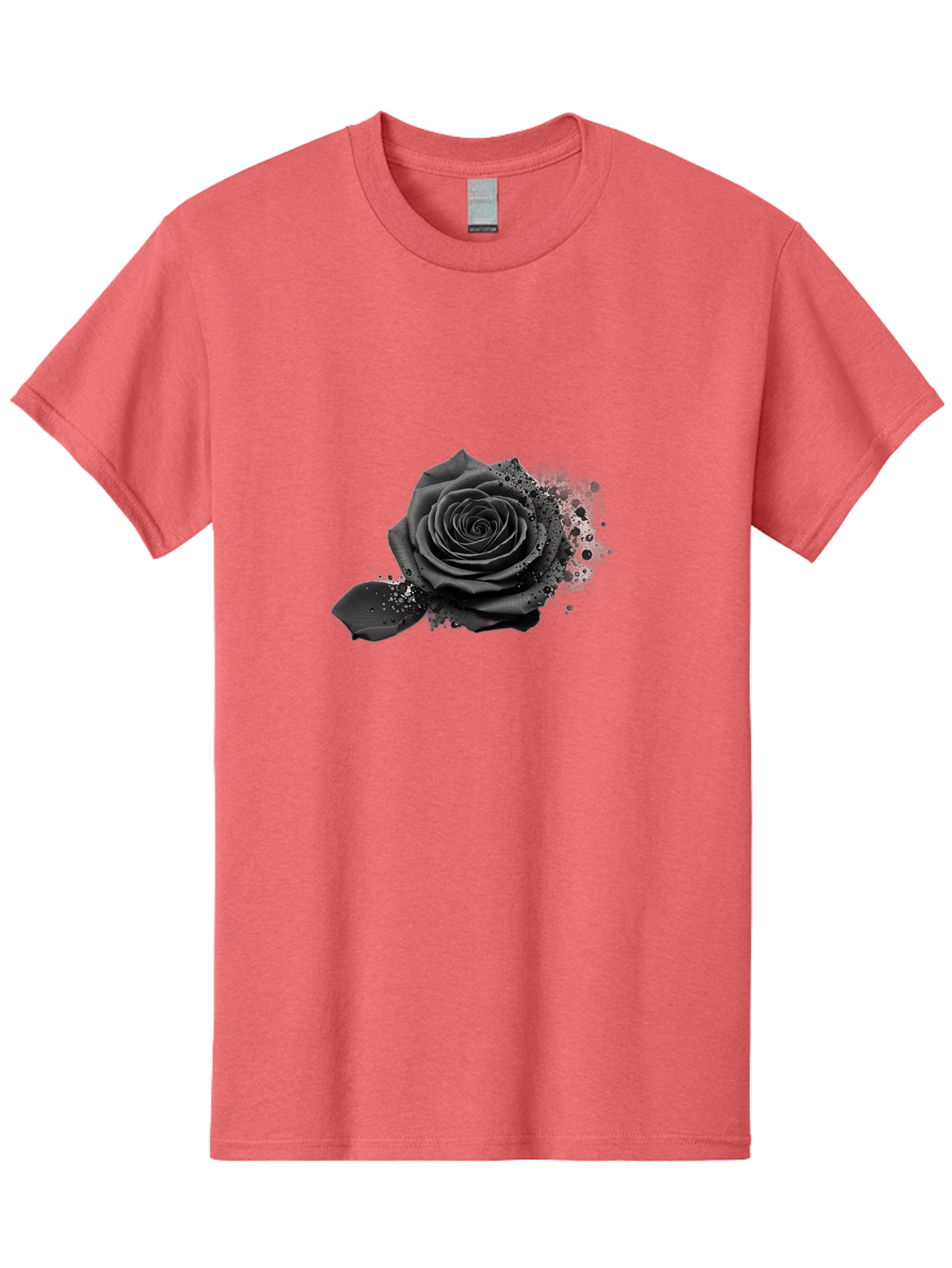 Black-Rose Men'S Graphic Tee, 100% Cotton, Comfortable Casual Summer Wear, Machine Washable, Vintage Camera, Old Camera, Antique Camera, Black Camera, Classic Photography, Photography Equipment, Nostalgic Device, Film Camera, Camera Art Bal825