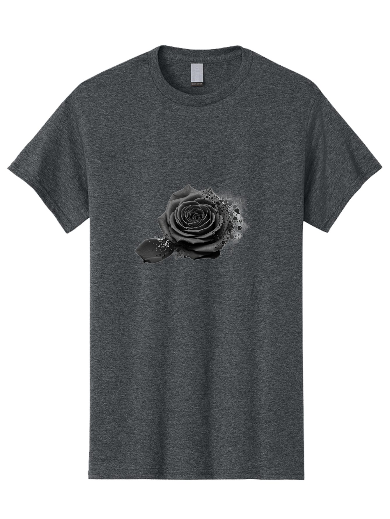 Black-Rose Men'S Graphic Tee, 100% Cotton, Comfortable Casual Summer Wear, Machine Washable, Vintage Camera, Old Camera, Antique Camera, Black Camera, Classic Photography, Photography Equipment, Nostalgic Device, Film Camera, Camera Art Bal825