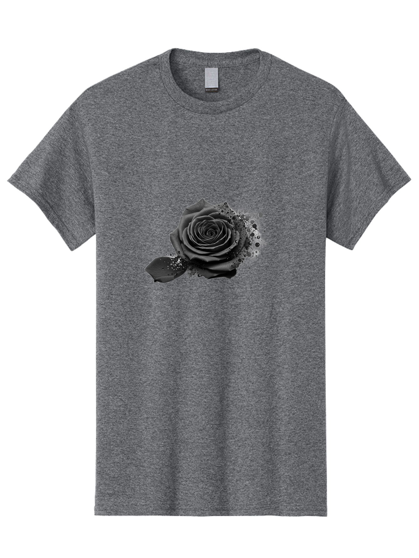 Black-Rose Men'S Graphic Tee, 100% Cotton, Comfortable Casual Summer Wear, Machine Washable, Vintage Camera, Old Camera, Antique Camera, Black Camera, Classic Photography, Photography Equipment, Nostalgic Device, Film Camera, Camera Art Bal825