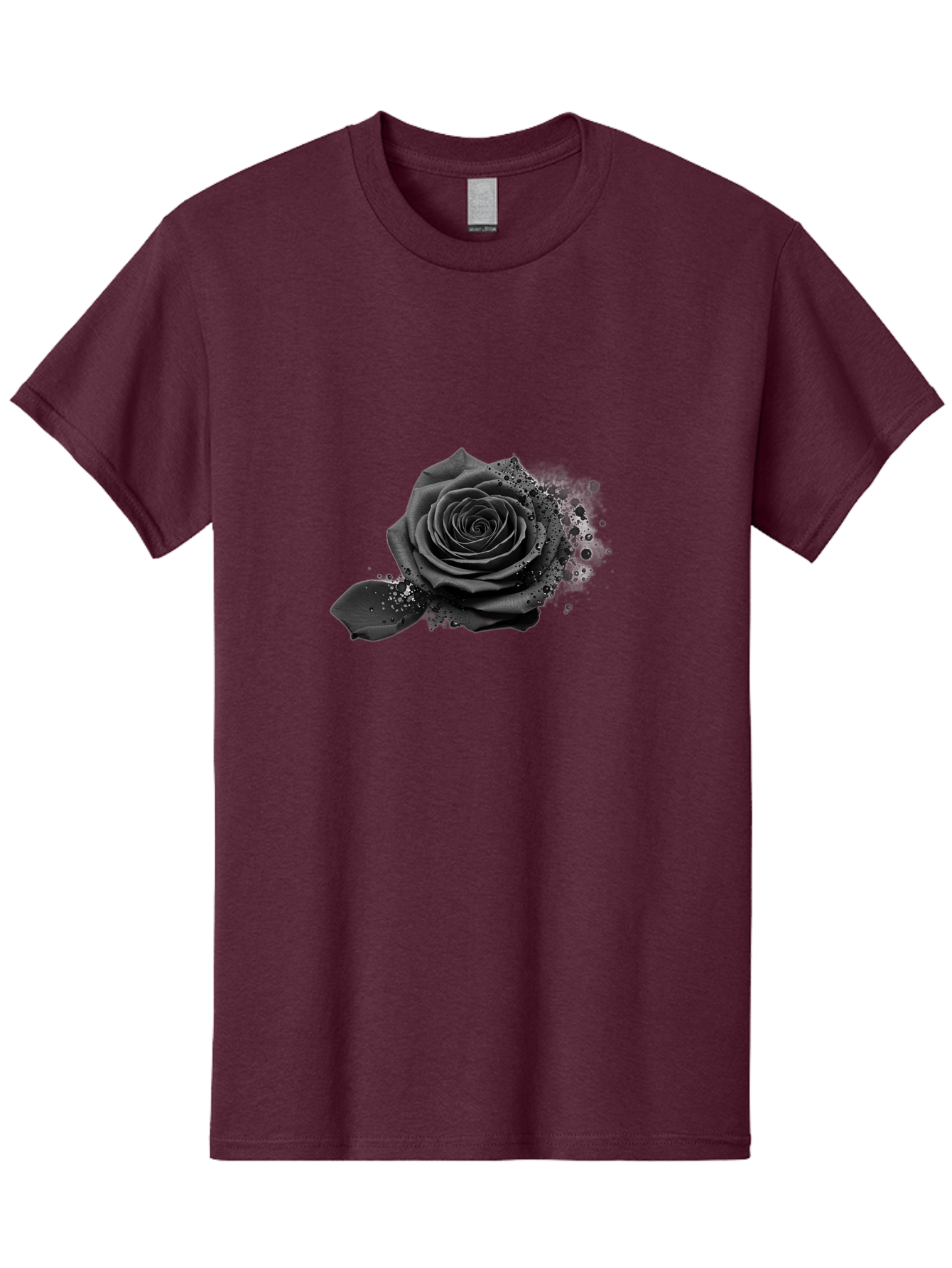 Black-Rose Men'S Graphic Tee, 100% Cotton, Comfortable Casual Summer Wear, Machine Washable, Vintage Camera, Old Camera, Antique Camera, Black Camera, Classic Photography, Photography Equipment, Nostalgic Device, Film Camera, Camera Art Bal825