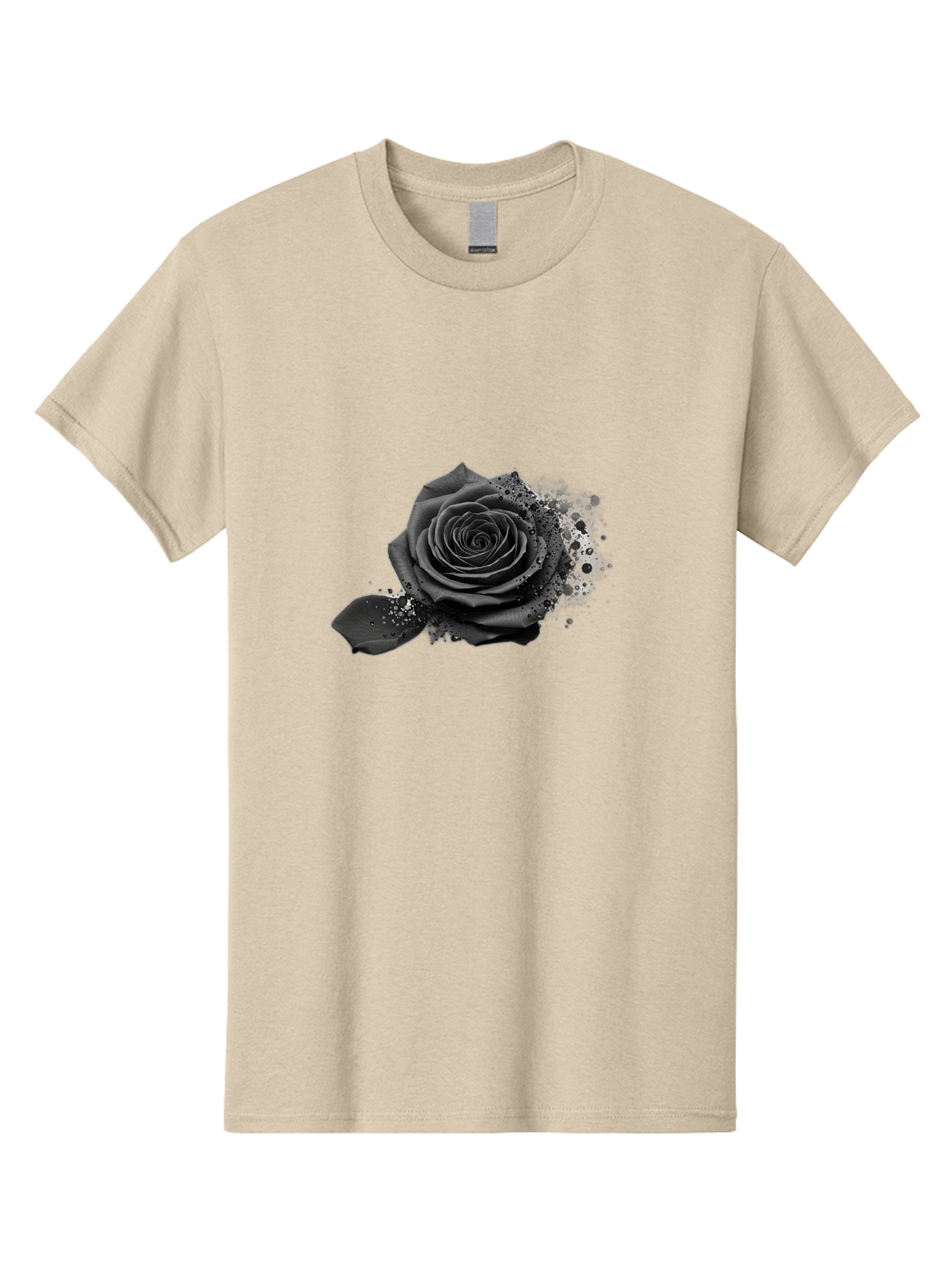 Black-Rose Men'S Graphic Tee, 100% Cotton, Comfortable Casual Summer Wear, Machine Washable, Vintage Camera, Old Camera, Antique Camera, Black Camera, Classic Photography, Photography Equipment, Nostalgic Device, Film Camera, Camera Art Bal825