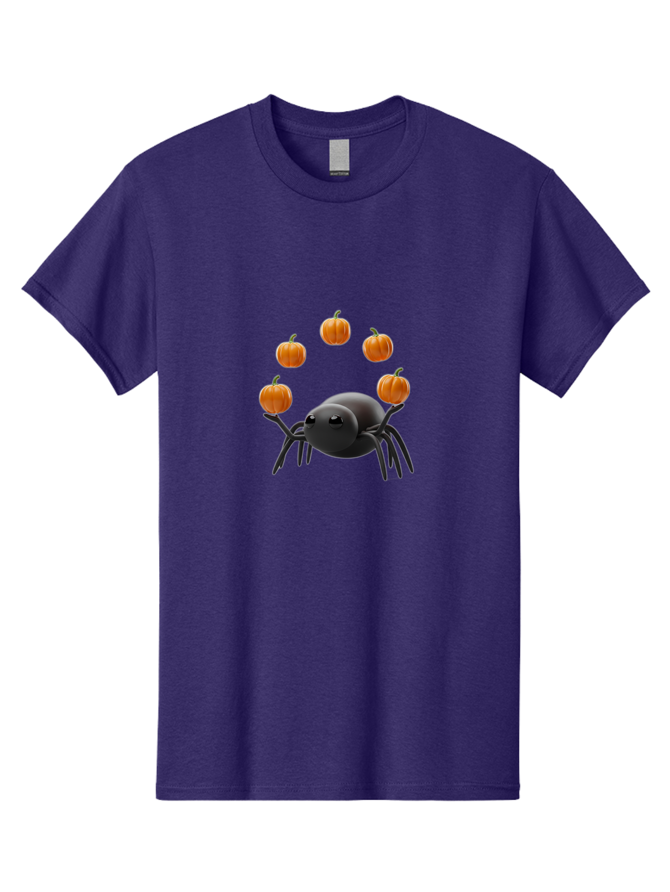 Black-Spider-With-Pumpkins-1 Men'S Graphic Tee, 100% Cotton, Comfortable Casual Summer Wear, Machine Washable, Vintage Camera, Old Camera, Antique Camera, Black Camera, Classic Photography, Photography Equipment, Nostalgic Device, Film Camera, Bal827