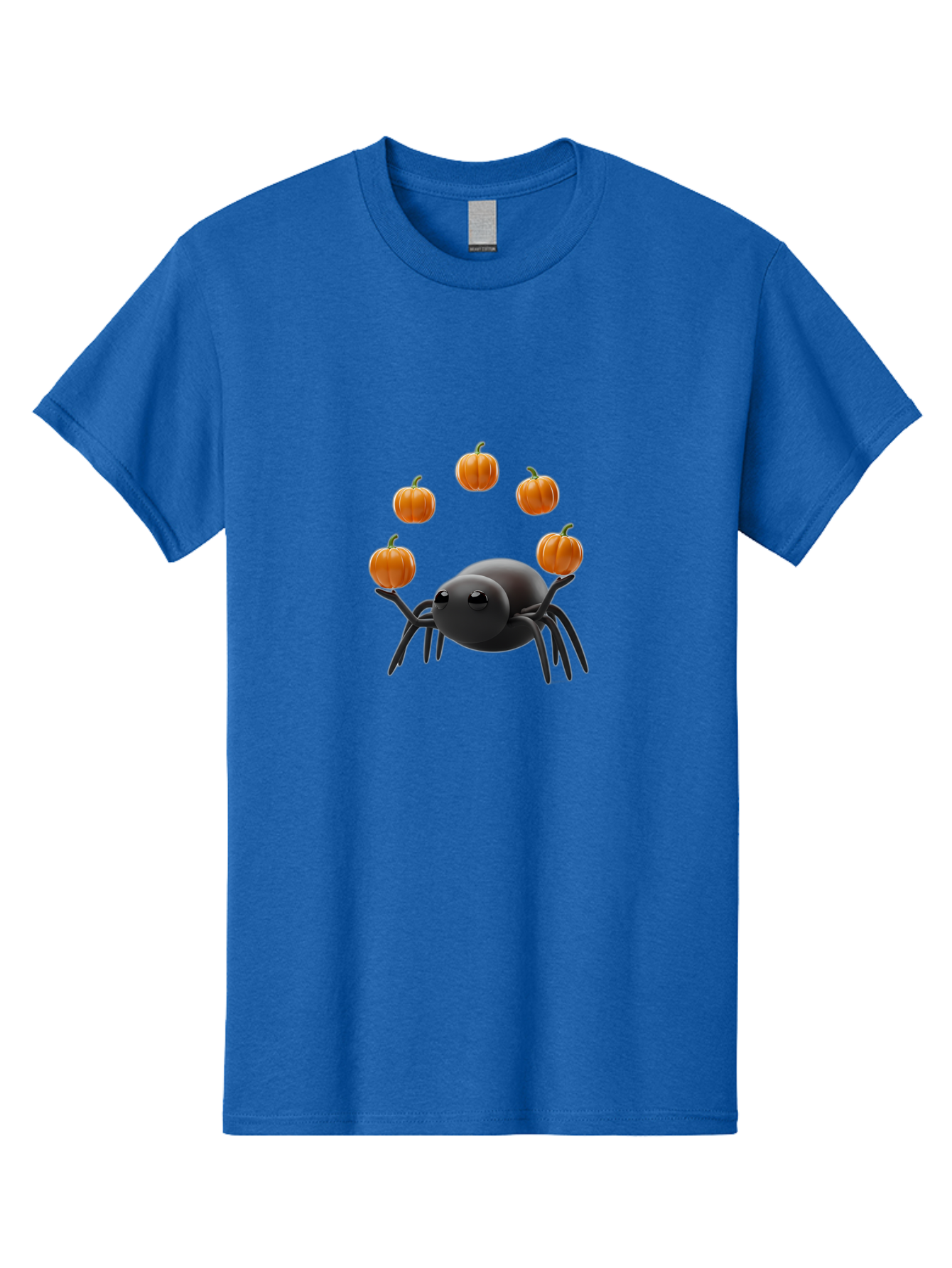 Black-Spider-With-Pumpkins-1 Men'S Graphic Tee, 100% Cotton, Comfortable Casual Summer Wear, Machine Washable, Vintage Camera, Old Camera, Antique Camera, Black Camera, Classic Photography, Photography Equipment, Nostalgic Device, Film Camera, Bal827