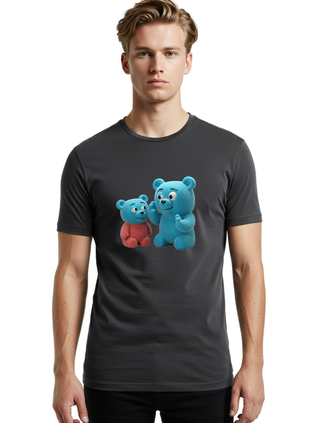 Blue-Bears Men'S Graphic Tee, 100% Cotton, Comfortable Casual Summer Wear, Machine Washable, Vintage Camera, Old Camera, Antique Camera, Black Camera, Classic Photography, Photography Equipment, Nostalgic Device, Film Camera, Camera Art Bal829