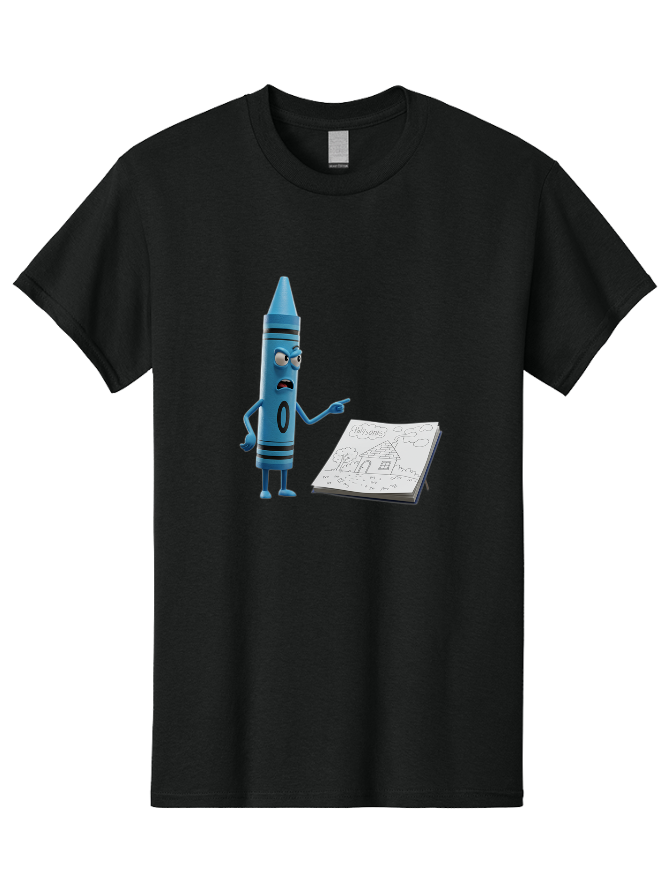 Blue-Crayon Men'S Graphic Tee, 100% Cotton, Comfortable Casual Summer Wear, Machine Washable, Vintage Camera, Old Camera, Antique Camera, Black Camera, Classic Photography, Photography Equipment, Nostalgic Device, Film Camera, Camera Art Bal830