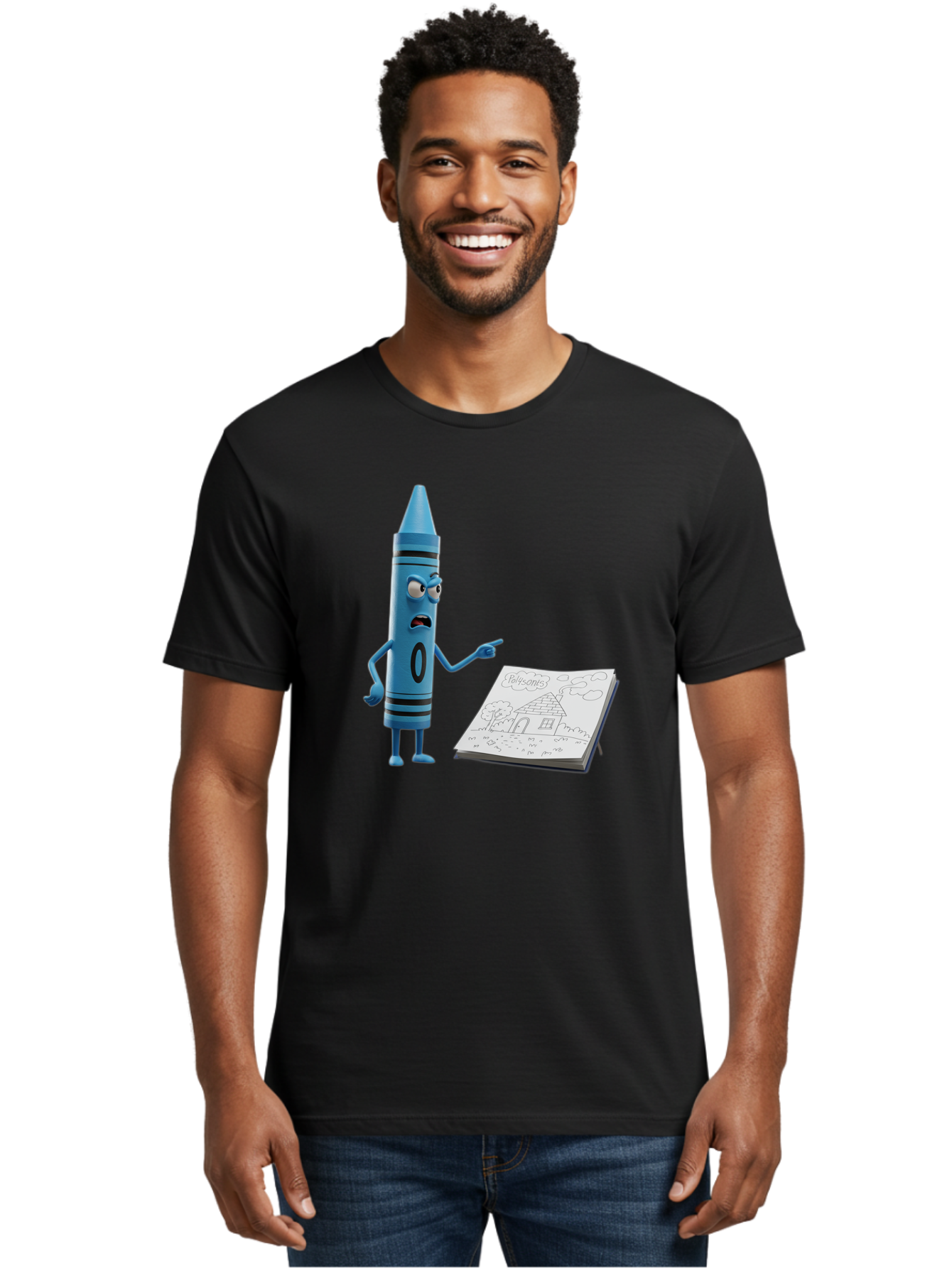 Blue-Crayon Men'S Graphic Tee, 100% Cotton, Comfortable Casual Summer Wear, Machine Washable, Vintage Camera, Old Camera, Antique Camera, Black Camera, Classic Photography, Photography Equipment, Nostalgic Device, Film Camera, Camera Art Bal830