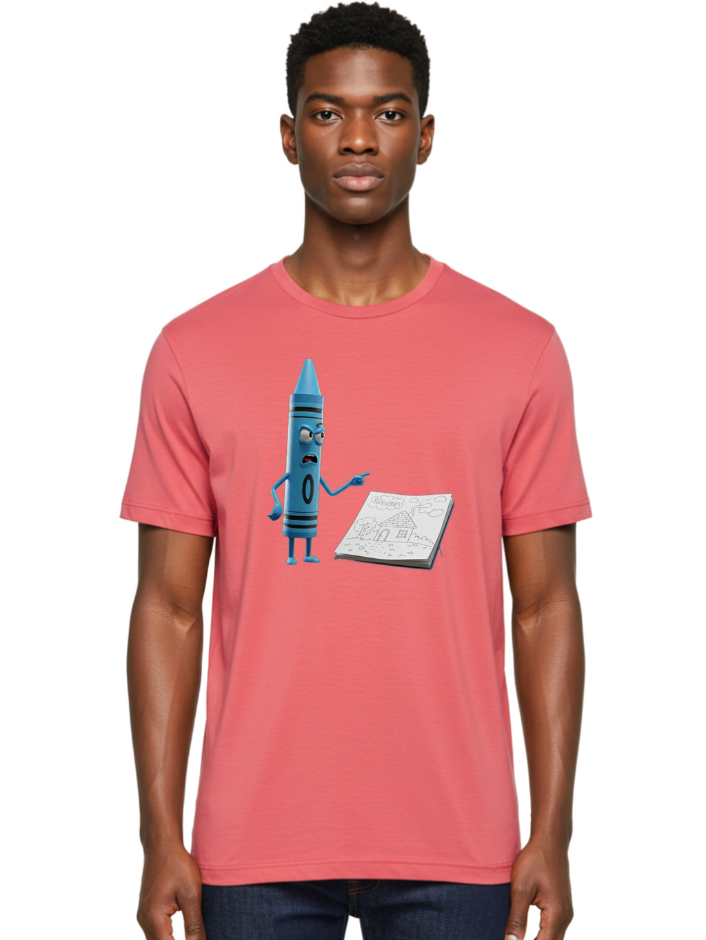Blue-Crayon Men'S Graphic Tee, 100% Cotton, Comfortable Casual Summer Wear, Machine Washable, Vintage Camera, Old Camera, Antique Camera, Black Camera, Classic Photography, Photography Equipment, Nostalgic Device, Film Camera, Camera Art Bal830