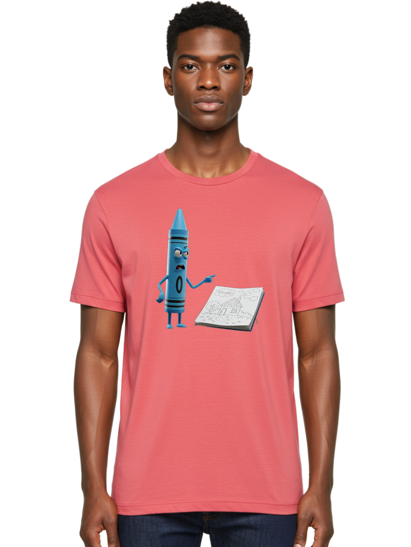 Blue-Crayon Men'S Graphic Tee, 100% Cotton, Comfortable Casual Summer Wear, Machine Washable, Vintage Camera, Old Camera, Antique Camera, Black Camera, Classic Photography, Photography Equipment, Nostalgic Device, Film Camera, Camera Art Bal830