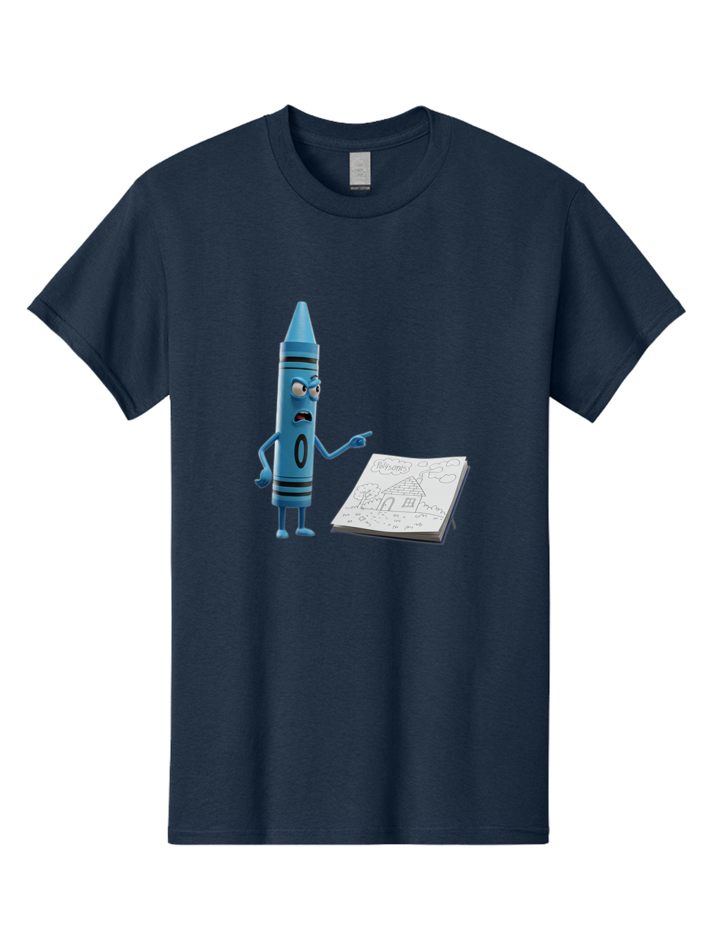 Blue-Crayon Men'S Graphic Tee, 100% Cotton, Comfortable Casual Summer Wear, Machine Washable, Vintage Camera, Old Camera, Antique Camera, Black Camera, Classic Photography, Photography Equipment, Nostalgic Device, Film Camera, Camera Art Bal830