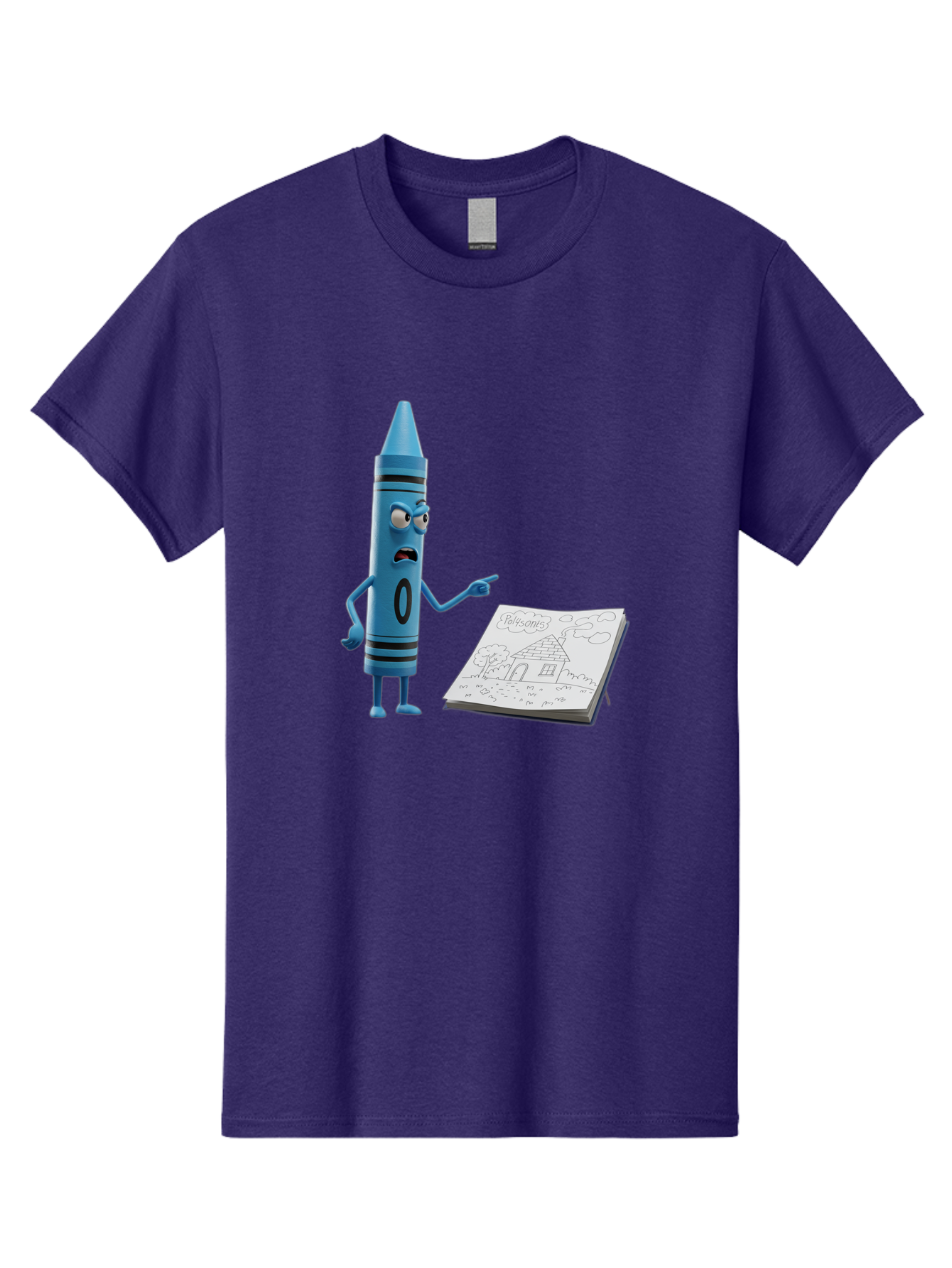 Blue-Crayon Men'S Graphic Tee, 100% Cotton, Comfortable Casual Summer Wear, Machine Washable, Vintage Camera, Old Camera, Antique Camera, Black Camera, Classic Photography, Photography Equipment, Nostalgic Device, Film Camera, Camera Art Bal830
