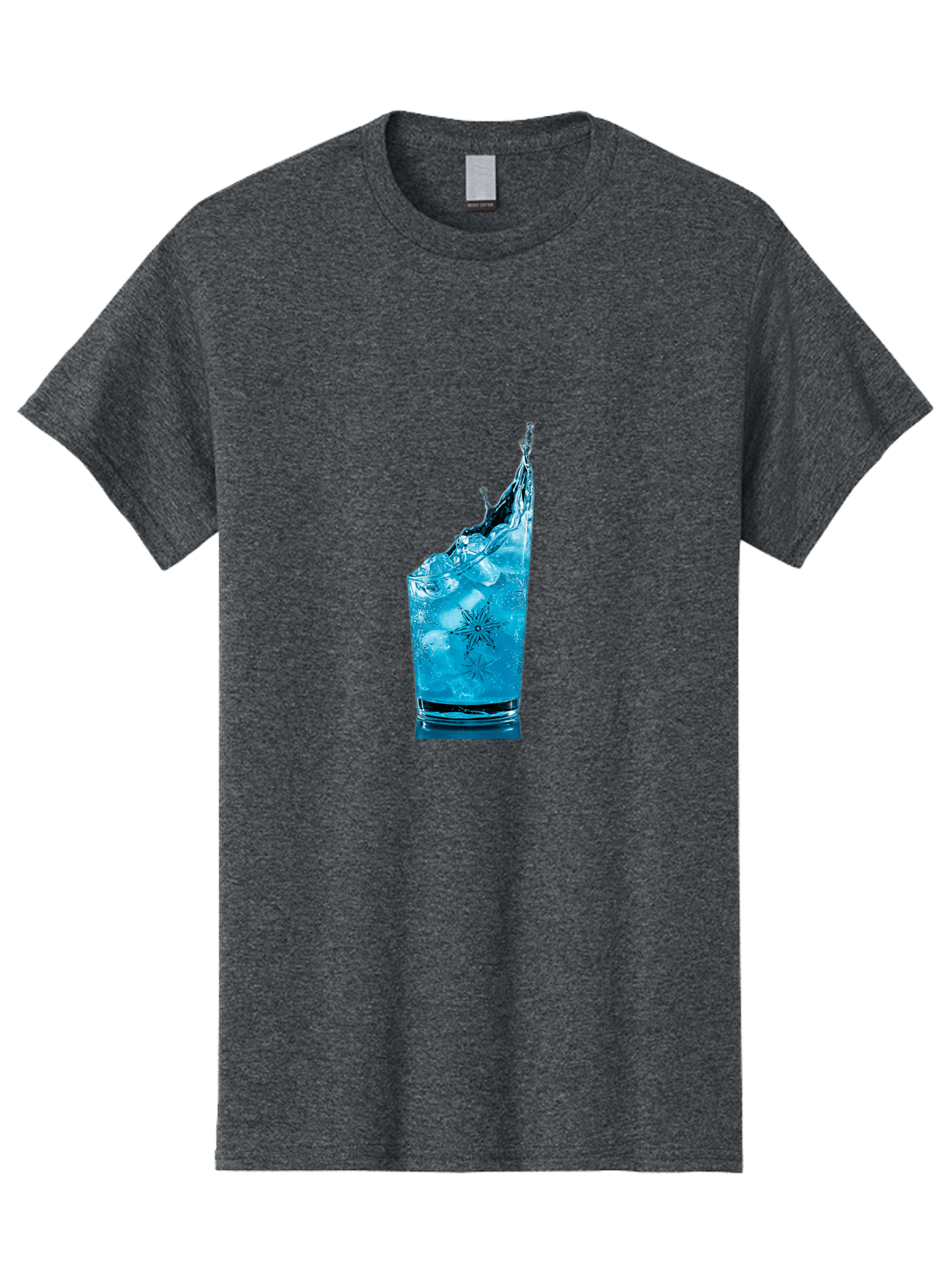 Blue-Drink-Splash Men'S Graphic Tee, 100% Cotton, Comfortable Casual Summer Wear, Machine Washable, Vintage Camera, Old Camera, Antique Camera, Black Camera, Classic Photography, Photography Equipment, Nostalgic Device, Film Camera, Camera Art Bal831