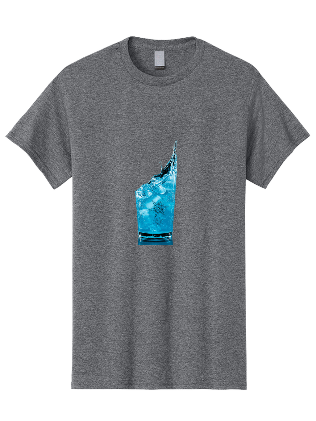 Blue-Drink-Splash Men'S Graphic Tee, 100% Cotton, Comfortable Casual Summer Wear, Machine Washable, Vintage Camera, Old Camera, Antique Camera, Black Camera, Classic Photography, Photography Equipment, Nostalgic Device, Film Camera, Camera Art Bal831