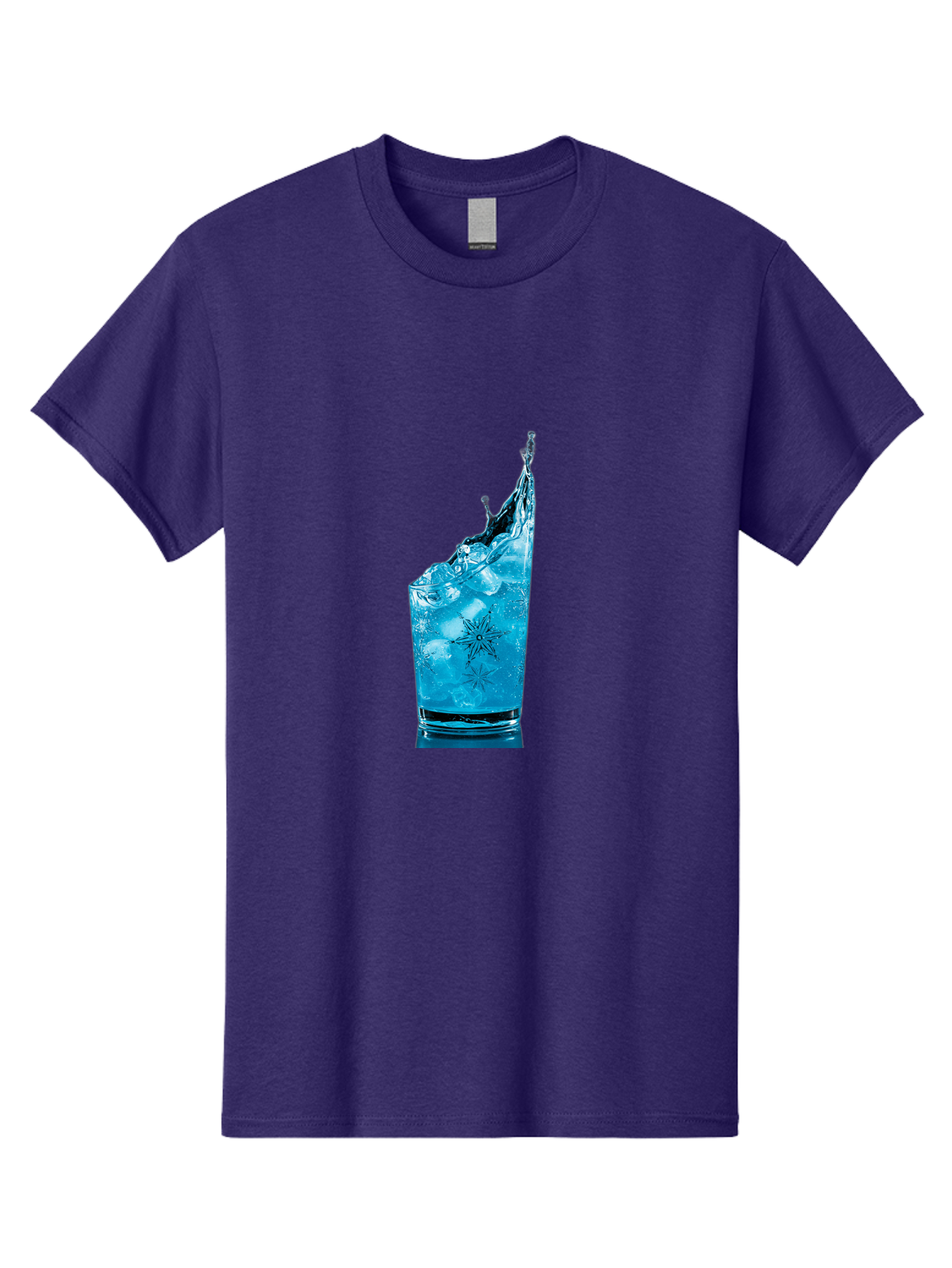 Blue-Drink-Splash Men'S Graphic Tee, 100% Cotton, Comfortable Casual Summer Wear, Machine Washable, Vintage Camera, Old Camera, Antique Camera, Black Camera, Classic Photography, Photography Equipment, Nostalgic Device, Film Camera, Camera Art Bal831