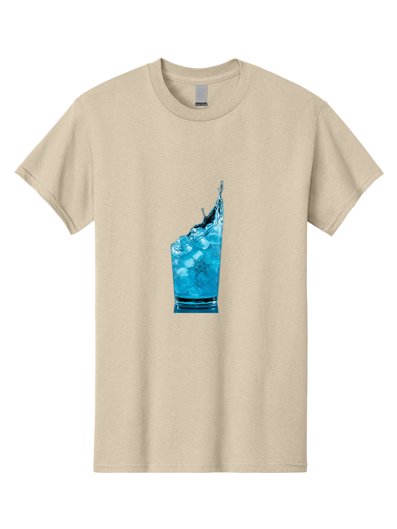 Blue-Drink-Splash Men'S Graphic Tee, 100% Cotton, Comfortable Casual Summer Wear, Machine Washable, Vintage Camera, Old Camera, Antique Camera, Black Camera, Classic Photography, Photography Equipment, Nostalgic Device, Film Camera, Camera Art Bal831