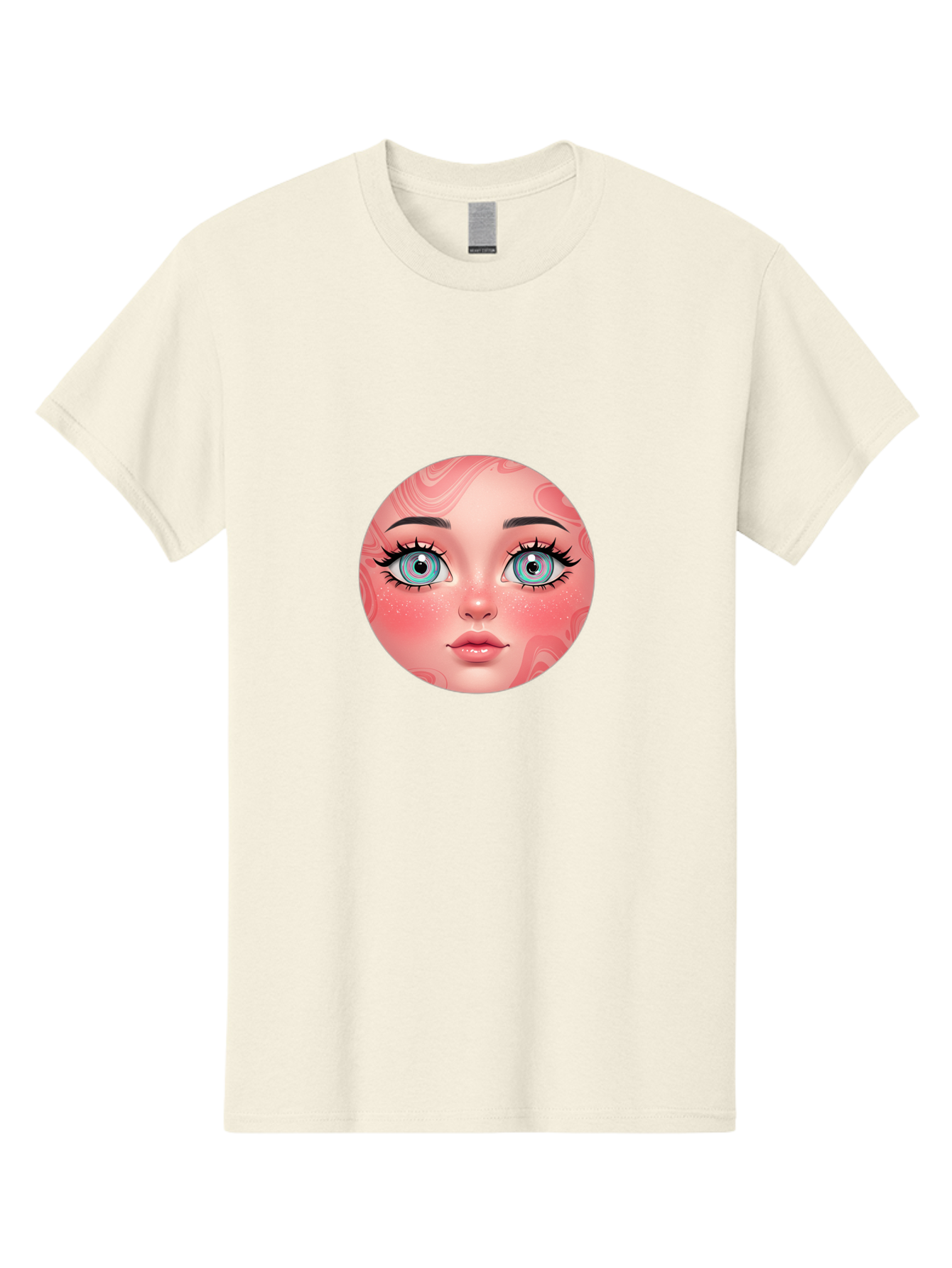 Blue-Eyed-Girl-Portrait Men'S Graphic Tee, 100% Cotton, Comfortable Casual Summer Wear, Machine Washable, Vintage Camera, Old Camera, Antique Camera, Black Camera, Classic Photography, Photography Equipment, Nostalgic Device, Film Camera, Bal832