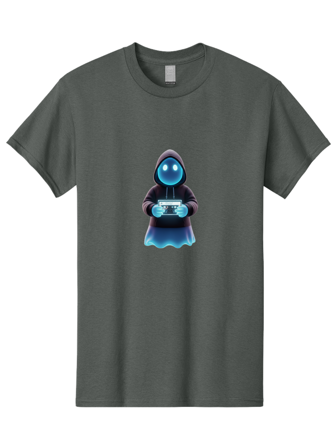 Blue-Ghost-Gamer Men'S Graphic Tee, 100% Cotton, Comfortable Casual Summer Wear, Machine Washable, Vintage Camera, Old Camera, Antique Camera, Black Camera, Classic Photography, Photography Equipment, Nostalgic Device, Film Camera, Camera Art Bal833
