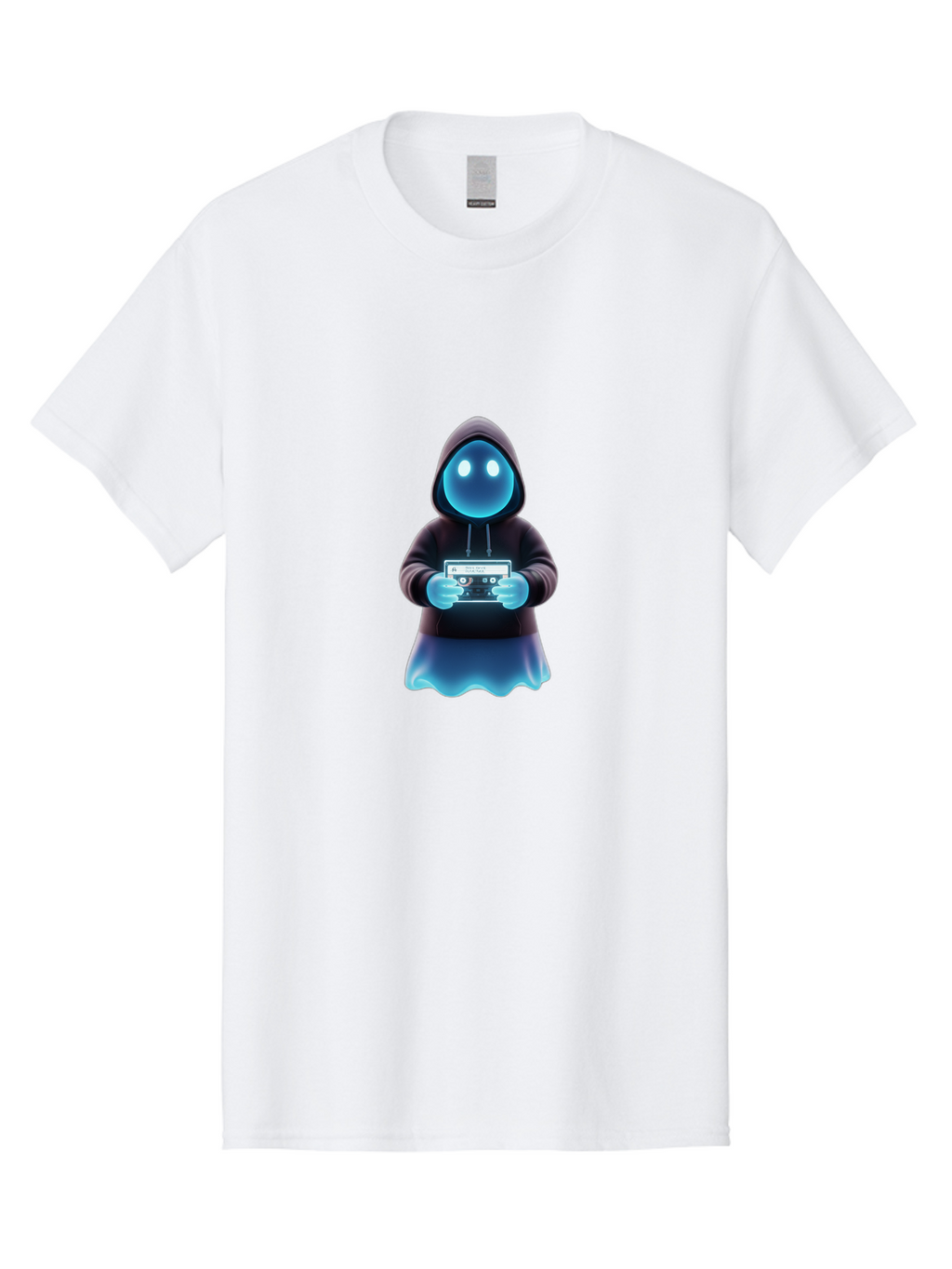 Blue-Ghost-Gamer Men'S Graphic Tee, 100% Cotton, Comfortable Casual Summer Wear, Machine Washable, Vintage Camera, Old Camera, Antique Camera, Black Camera, Classic Photography, Photography Equipment, Nostalgic Device, Film Camera, Camera Art Bal833