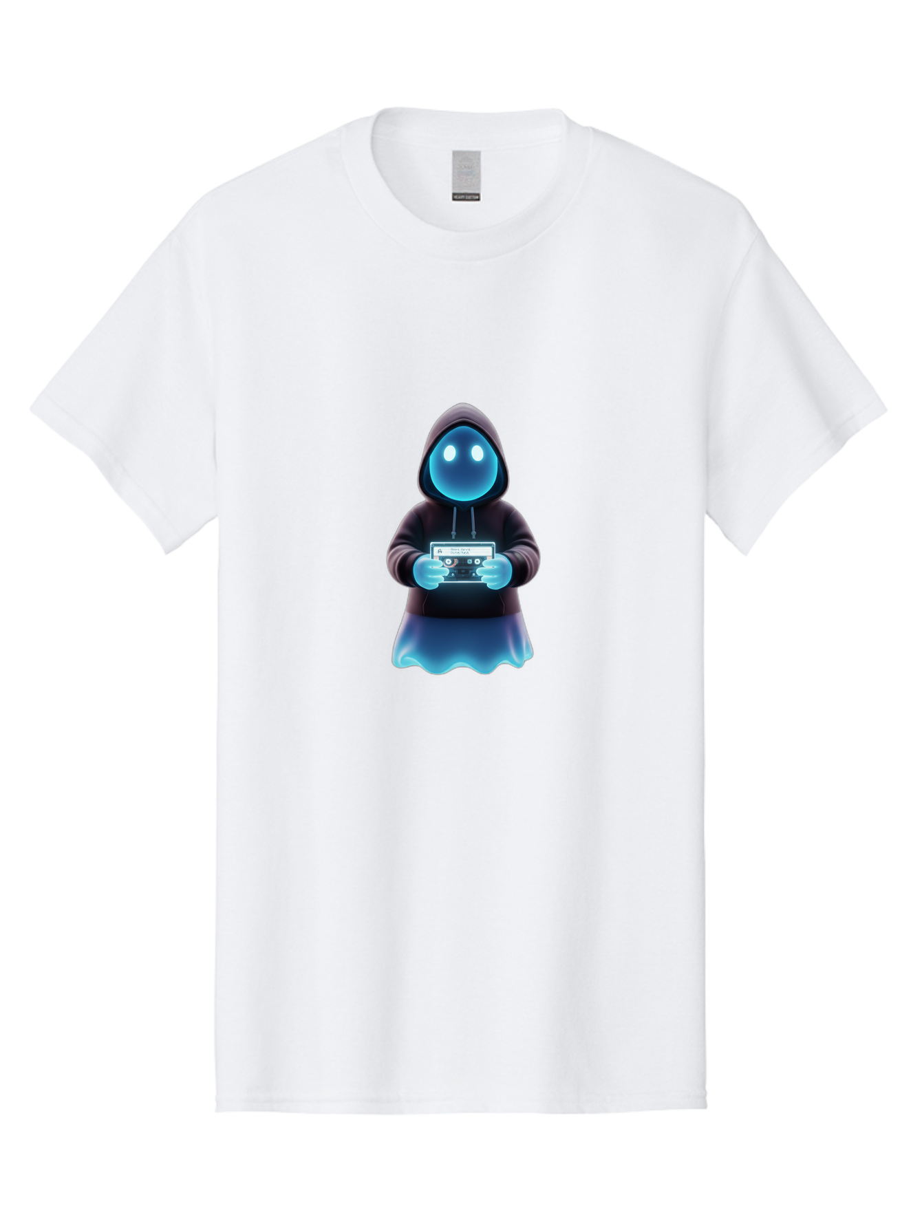 Blue-Ghost-Gamer Men'S Graphic Tee, 100% Cotton, Comfortable Casual Summer Wear, Machine Washable, Vintage Camera, Old Camera, Antique Camera, Black Camera, Classic Photography, Photography Equipment, Nostalgic Device, Film Camera, Camera Art Bal833