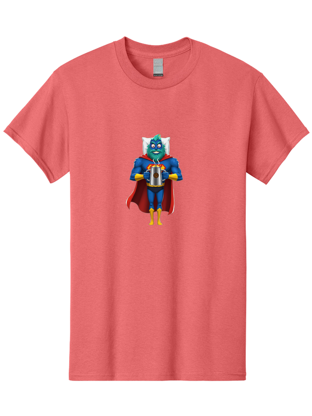 Blue-Superhero Men'S Graphic Tee, 100% Cotton, Comfortable Casual Summer Wear, Machine Washable, Vintage Camera, Old Camera, Antique Camera, Black Camera, Classic Photography, Photography Equipment, Nostalgic Device, Film Camera, Camera Art Bal834