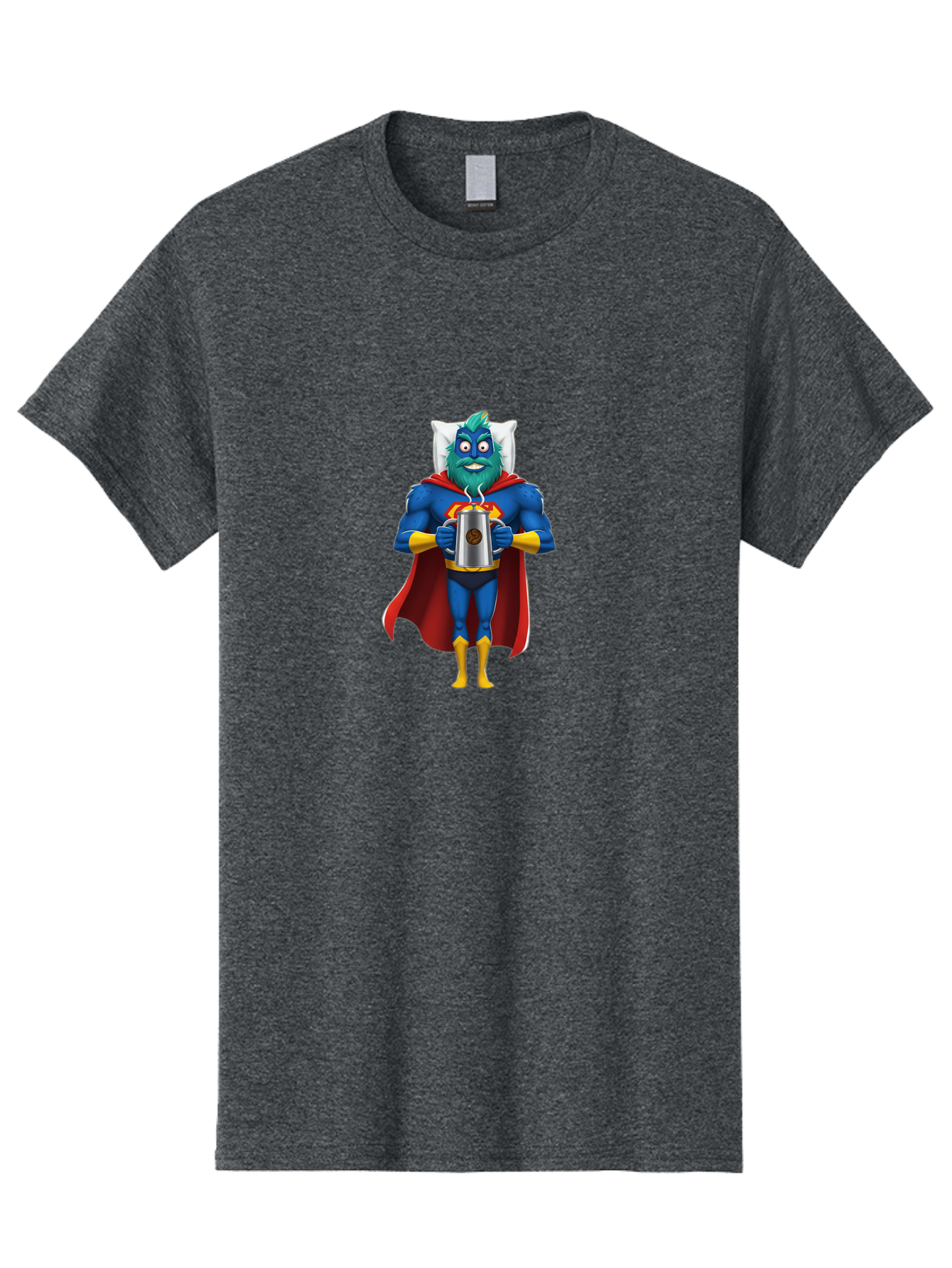 Blue-Superhero Men'S Graphic Tee, 100% Cotton, Comfortable Casual Summer Wear, Machine Washable, Vintage Camera, Old Camera, Antique Camera, Black Camera, Classic Photography, Photography Equipment, Nostalgic Device, Film Camera, Camera Art Bal834
