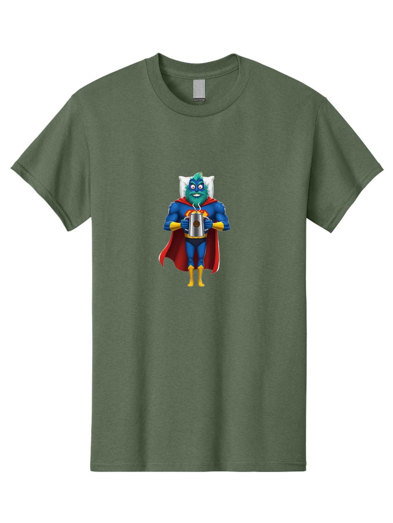 Blue-Superhero Men'S Graphic Tee, 100% Cotton, Comfortable Casual Summer Wear, Machine Washable, Vintage Camera, Old Camera, Antique Camera, Black Camera, Classic Photography, Photography Equipment, Nostalgic Device, Film Camera, Camera Art Bal834
