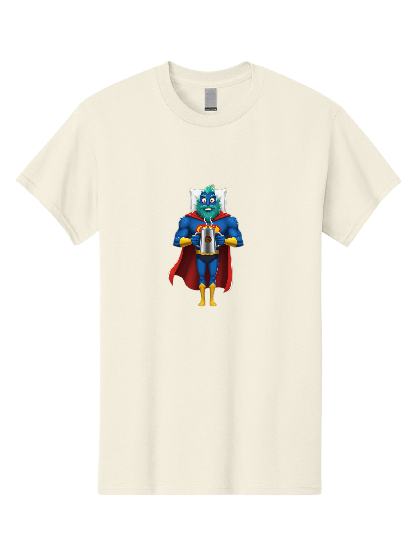 Blue-Superhero Men'S Graphic Tee, 100% Cotton, Comfortable Casual Summer Wear, Machine Washable, Vintage Camera, Old Camera, Antique Camera, Black Camera, Classic Photography, Photography Equipment, Nostalgic Device, Film Camera, Camera Art Bal834