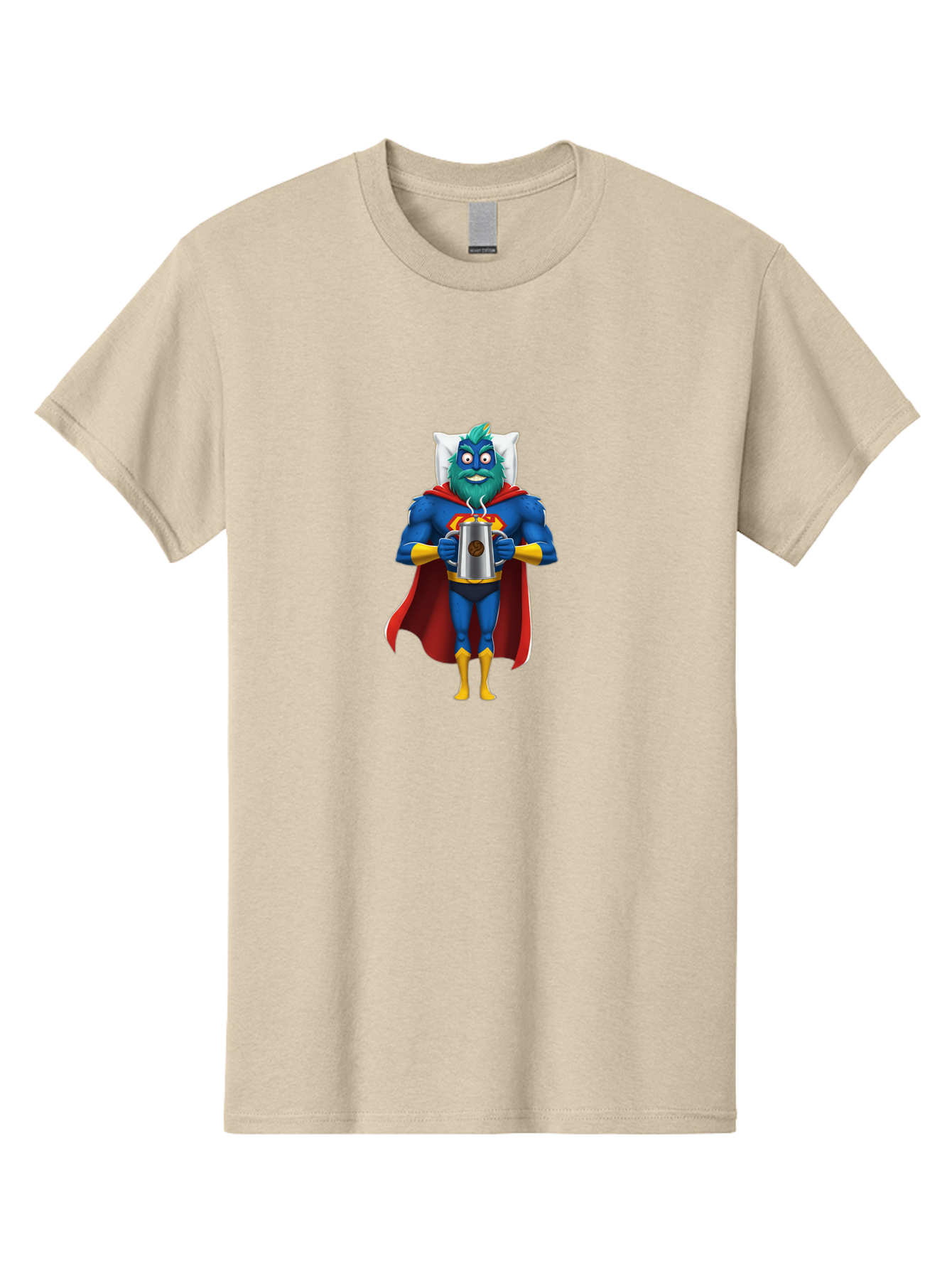 Blue-Superhero Men'S Graphic Tee, 100% Cotton, Comfortable Casual Summer Wear, Machine Washable, Vintage Camera, Old Camera, Antique Camera, Black Camera, Classic Photography, Photography Equipment, Nostalgic Device, Film Camera, Camera Art Bal834