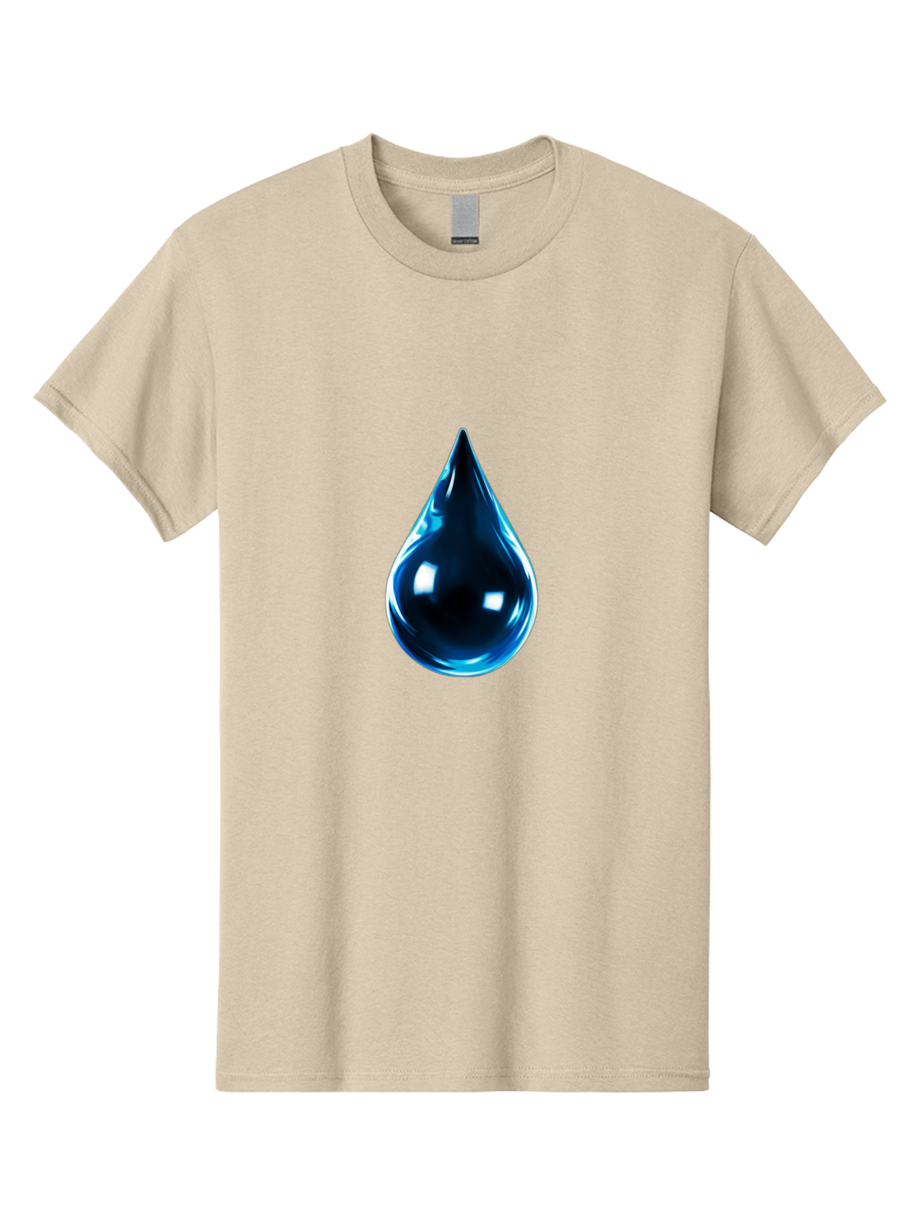 Blue-Water-Droplet Men'S Graphic Tee, 100% Cotton, Comfortable Casual Summer Wear, Machine Washable, Vintage Camera, Old Camera, Antique Camera, Black Camera, Classic Photography, Photography Equipment, Nostalgic Device, Film Camera, Bal836