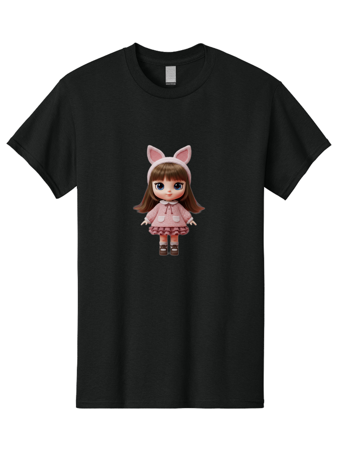 Blythe-Doll-1 Men'S Graphic Tee, 100% Cotton, Comfortable Casual Summer Wear, Machine Washable, Vintage Camera, Old Camera, Antique Camera, Black Camera, Classic Photography, Photography Equipment, Nostalgic Device, Film Camera, Camera Art Bal837