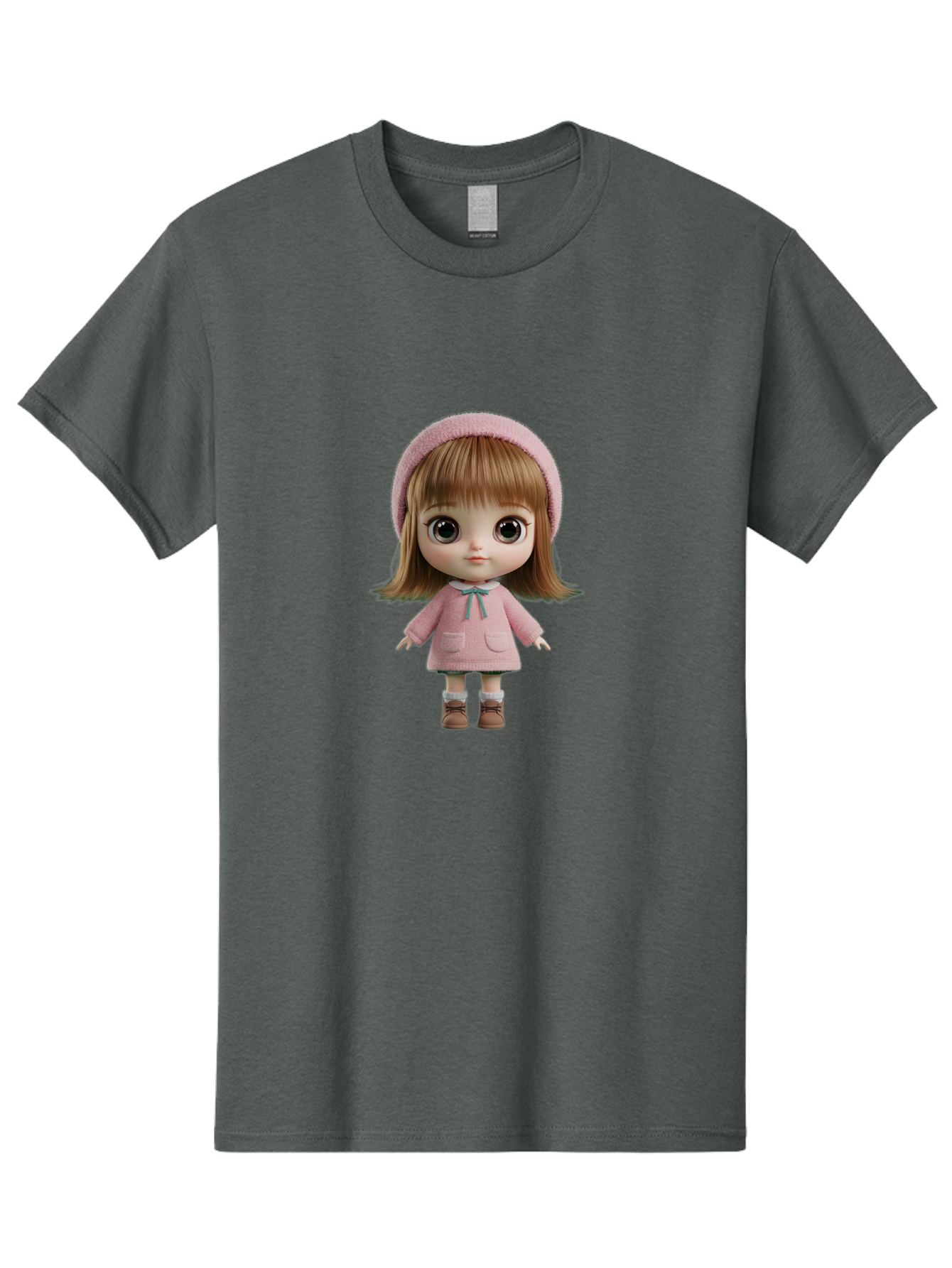 Blythe-Doll-3 Men'S Graphic Tee, 100% Cotton, Comfortable Casual Summer Wear, Machine Washable, Vintage Camera, Old Camera, Antique Camera, Black Camera, Classic Photography, Photography Equipment, Nostalgic Device, Film Camera, Camera Art Bal839