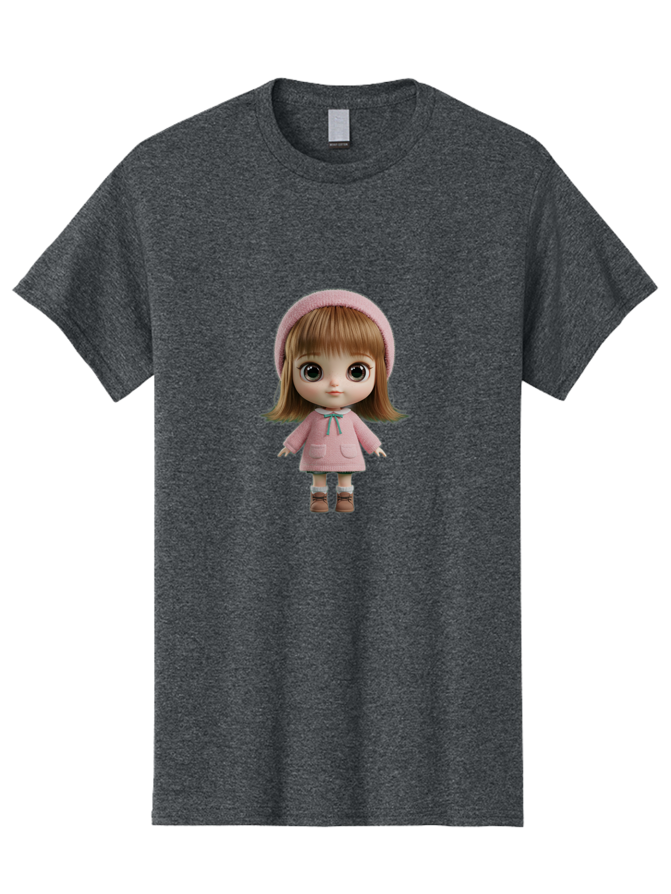 Blythe-Doll-3 Men'S Graphic Tee, 100% Cotton, Comfortable Casual Summer Wear, Machine Washable, Vintage Camera, Old Camera, Antique Camera, Black Camera, Classic Photography, Photography Equipment, Nostalgic Device, Film Camera, Camera Art Bal839
