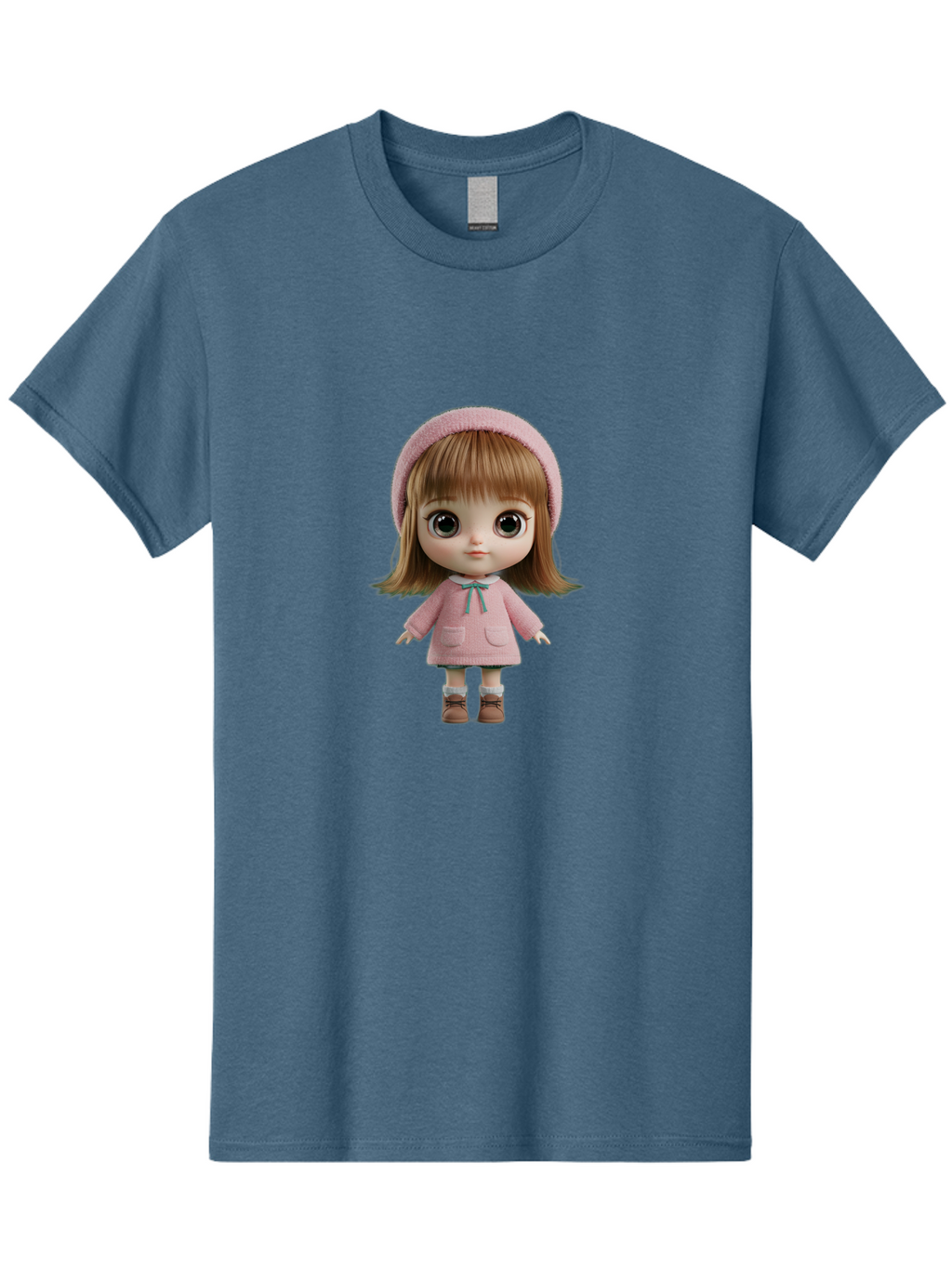 Blythe-Doll-3 Men'S Graphic Tee, 100% Cotton, Comfortable Casual Summer Wear, Machine Washable, Vintage Camera, Old Camera, Antique Camera, Black Camera, Classic Photography, Photography Equipment, Nostalgic Device, Film Camera, Camera Art Bal839