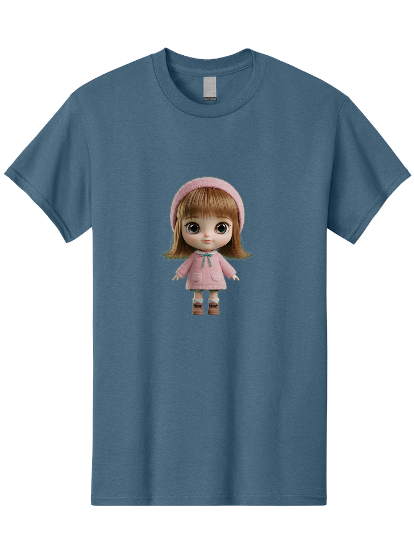 Blythe-Doll-3 Men'S Graphic Tee, 100% Cotton, Comfortable Casual Summer Wear, Machine Washable, Vintage Camera, Old Camera, Antique Camera, Black Camera, Classic Photography, Photography Equipment, Nostalgic Device, Film Camera, Camera Art Bal839