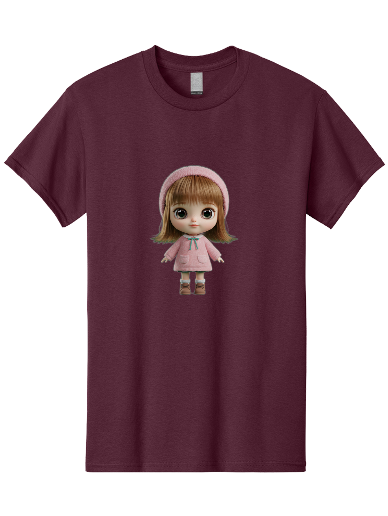 Blythe-Doll-3 Men'S Graphic Tee, 100% Cotton, Comfortable Casual Summer Wear, Machine Washable, Vintage Camera, Old Camera, Antique Camera, Black Camera, Classic Photography, Photography Equipment, Nostalgic Device, Film Camera, Camera Art Bal839