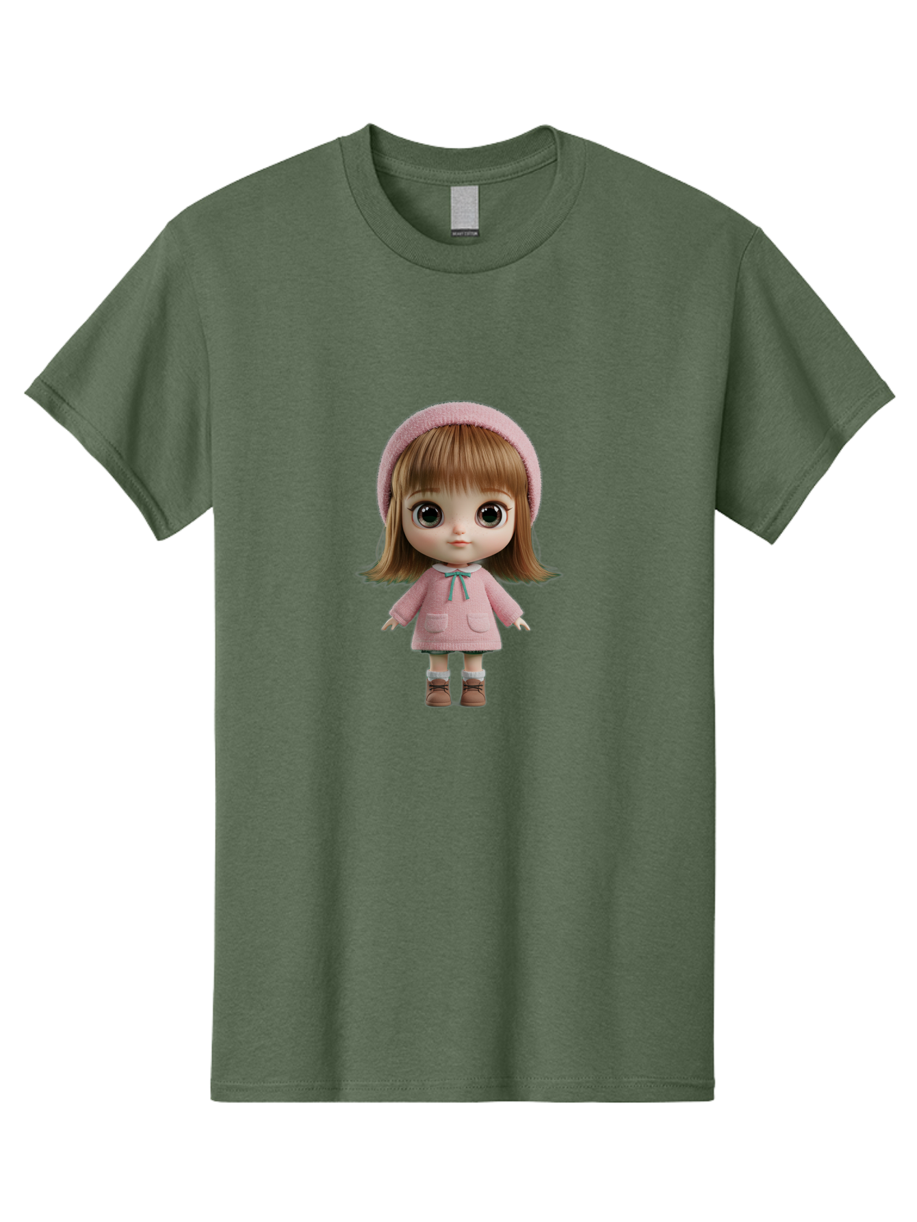 Blythe-Doll-3 Men'S Graphic Tee, 100% Cotton, Comfortable Casual Summer Wear, Machine Washable, Vintage Camera, Old Camera, Antique Camera, Black Camera, Classic Photography, Photography Equipment, Nostalgic Device, Film Camera, Camera Art Bal839