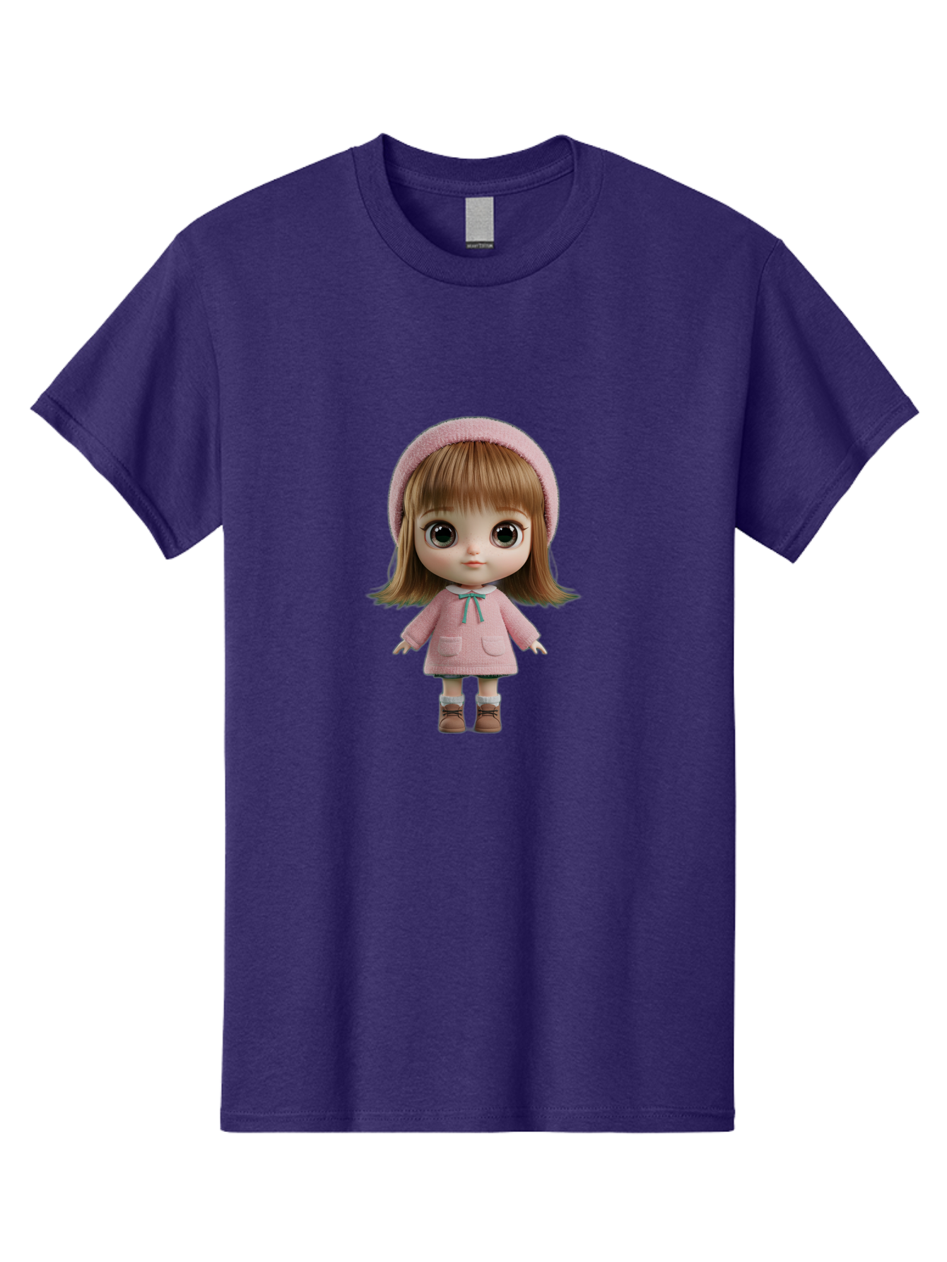 Blythe-Doll-3 Men'S Graphic Tee, 100% Cotton, Comfortable Casual Summer Wear, Machine Washable, Vintage Camera, Old Camera, Antique Camera, Black Camera, Classic Photography, Photography Equipment, Nostalgic Device, Film Camera, Camera Art Bal839