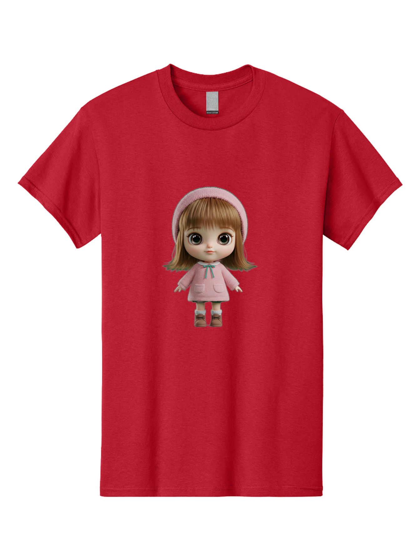 Blythe-Doll-3 Men'S Graphic Tee, 100% Cotton, Comfortable Casual Summer Wear, Machine Washable, Vintage Camera, Old Camera, Antique Camera, Black Camera, Classic Photography, Photography Equipment, Nostalgic Device, Film Camera, Camera Art Bal839